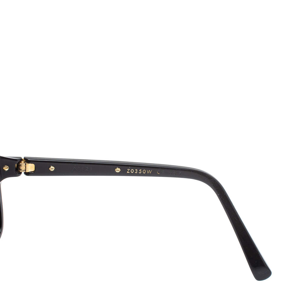 Louis Vuitton Black Gold Z0350W Evidence Square Sunglasses - My