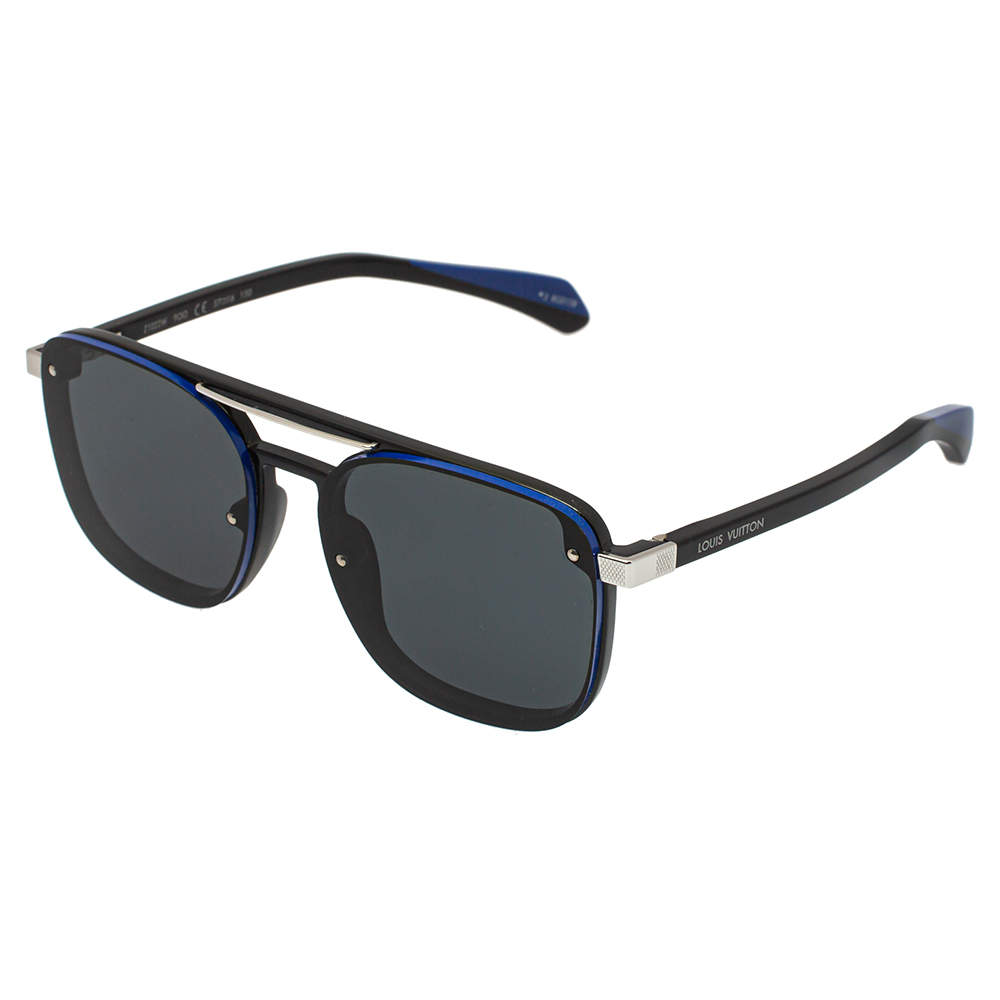 Louis Vuitton Blue Attitude Aviator Sunglasses - ShopStyle