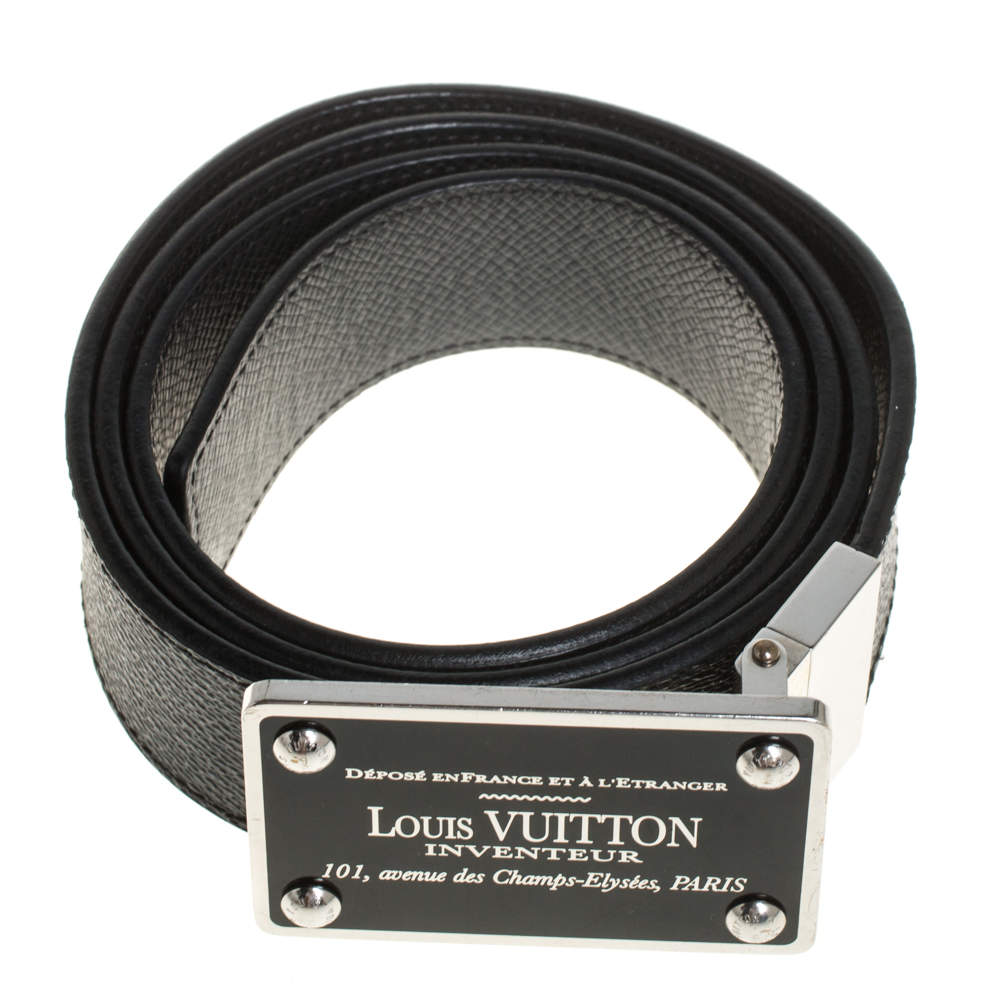Louis Vuitton Damier Graphite Canvas Reversible Inventeur Belt 100 CM at  1stDibs