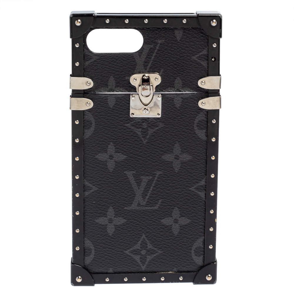 Louis Vuitton Monogram Eclipse Canvas Eye Trunk iPhone 7 Plus Case