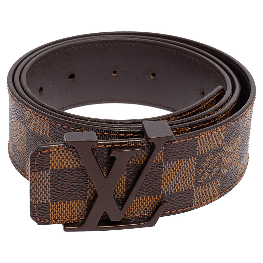 Louis Vuitton Damier Ebene Belt - Size 100 ○ Labellov ○ Buy and Sell  Authentic Luxury