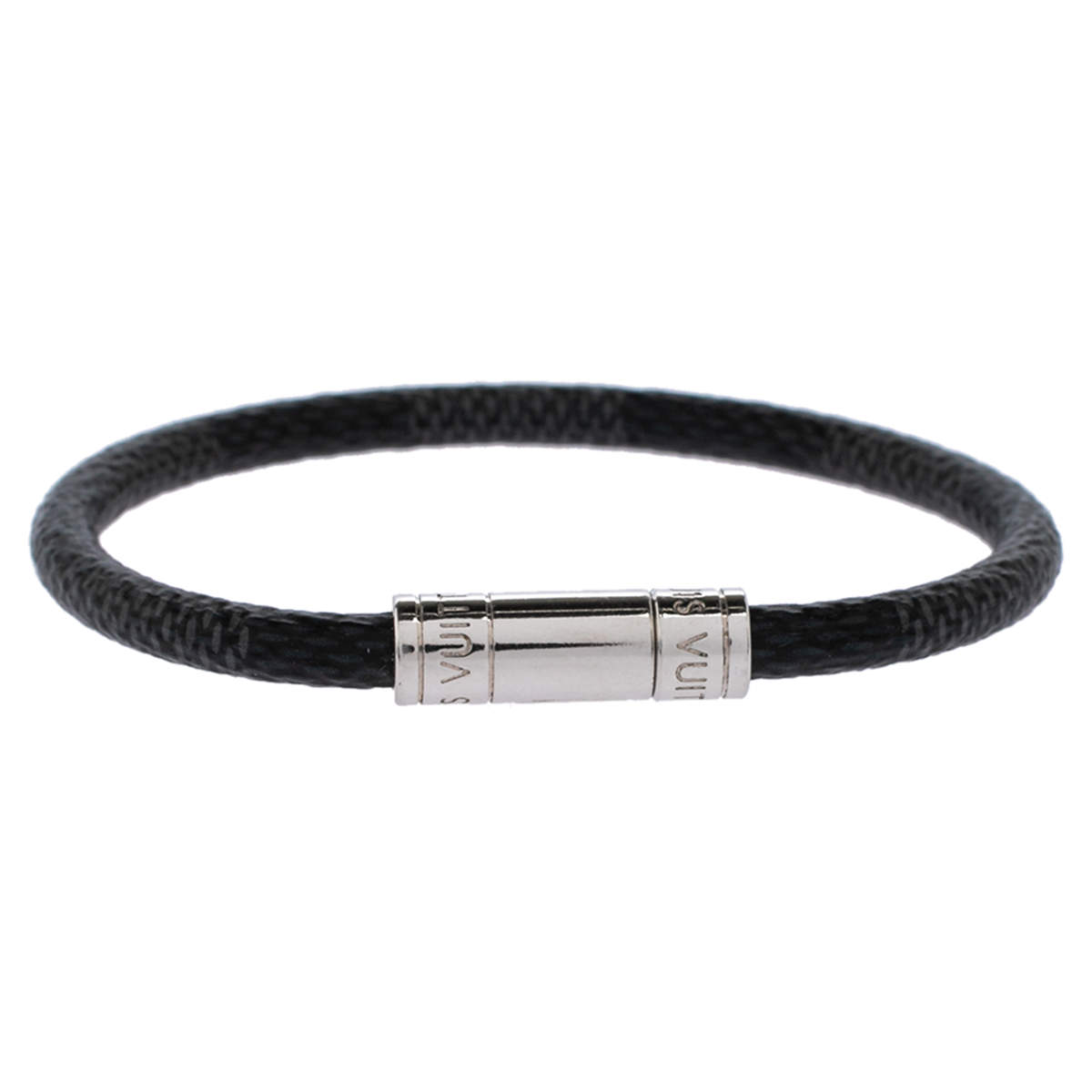 Louis Vuitton Keep It Damier Canvas Bracelet White