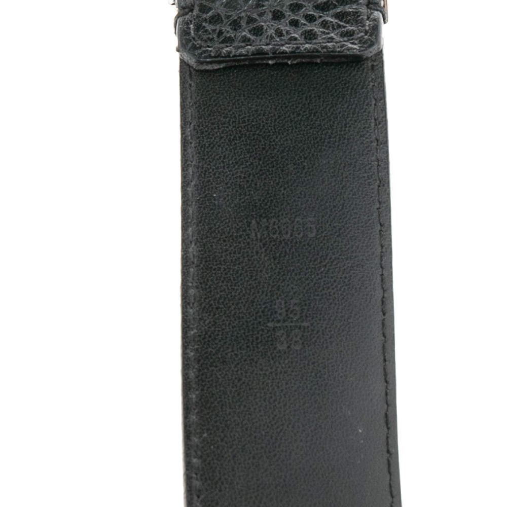 Louis Vuitton, Accessories, Louis Vuitton Louis Vuitton Centure Pont Neuf  35mm Belt Taurillon Leather Bla