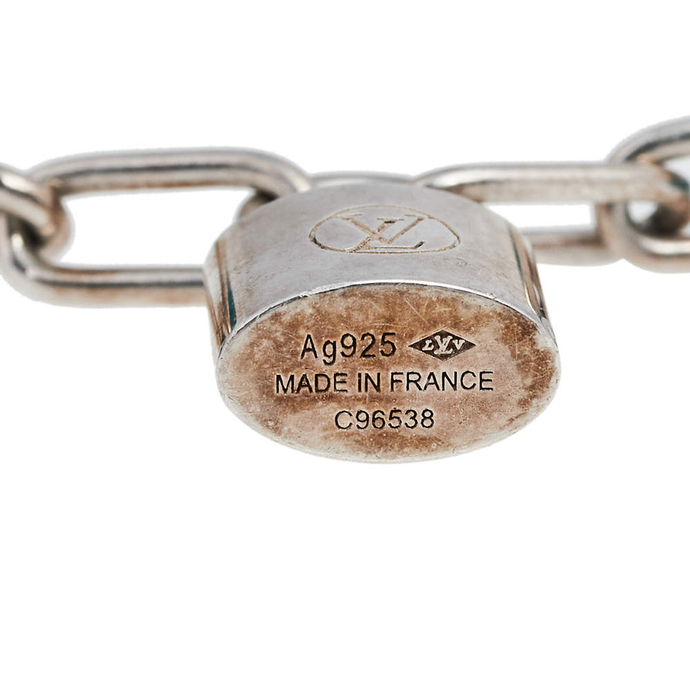 Louis Vuitton x UNICEF Lockit Blue Cord Sterling Silver Charm Bracelet  Louis Vuitton | The Luxury Closet