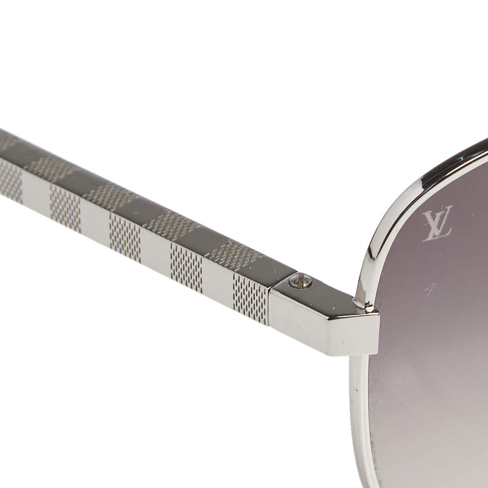 Louis Vuitton Silver Tone Damier / Grey Gradient Z0260U Attitude