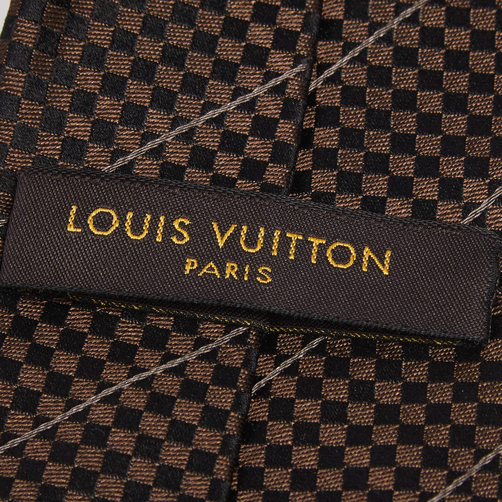 Louis Vuitton Brown Ties for Men