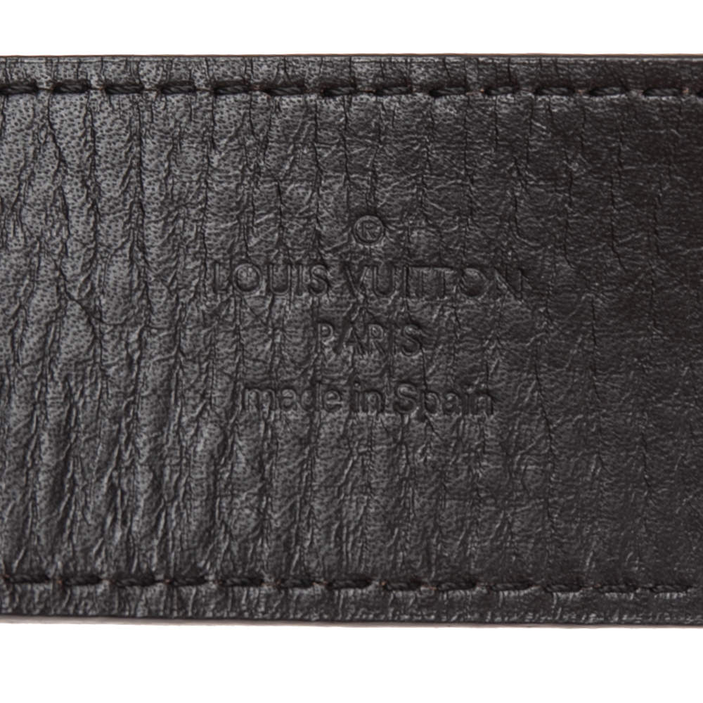 Cloth belt Louis Vuitton Brown size 95 cm in Cloth - 31783379
