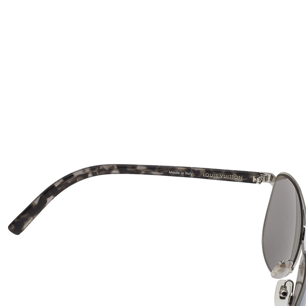Louis Vuitton Silver / Black Z0844U Starship Aviator Sunglasses Louis  Vuitton