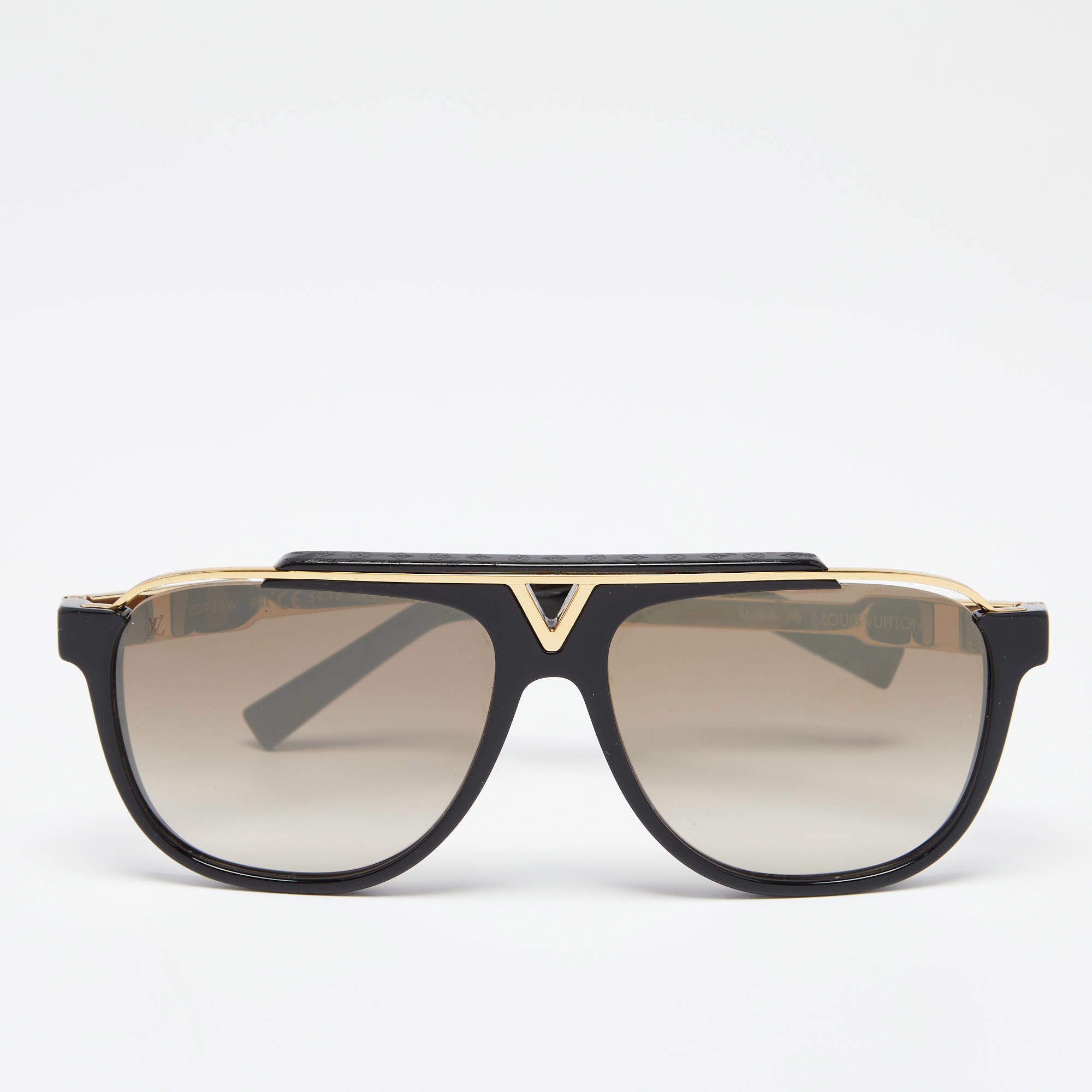 Louis Vuitton Black Acetate Frame Mascot Sunglasses Z0936W