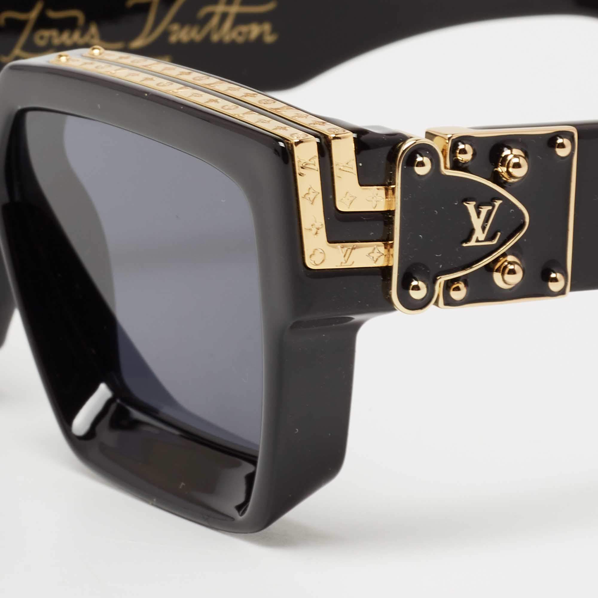 Louis Vuitton Black/Gold Z1165W 1.1 Millionaires Square Sunglasses Louis  Vuitton | The Luxury Closet