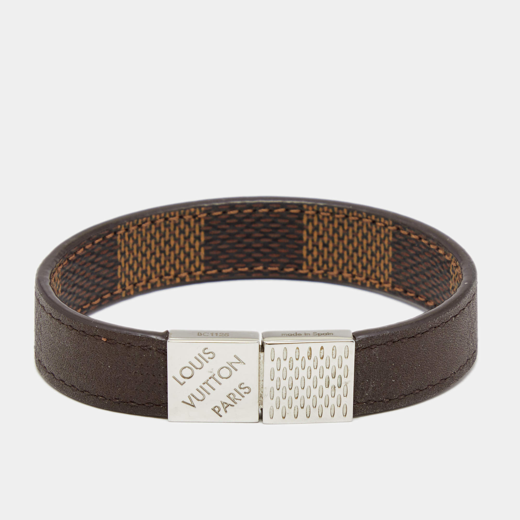 Louis Vuitton Damier Sign It Double Wrap Bracelet - Brown, Brass Wrap,  Bracelets - LOU806258