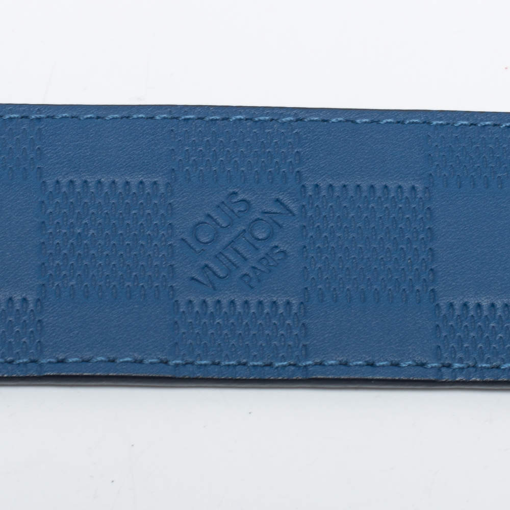 Louis Vuitton Orion/Neptune Damier Infini Leather Reversible Cut to Size  Buckle Belt Louis Vuitton