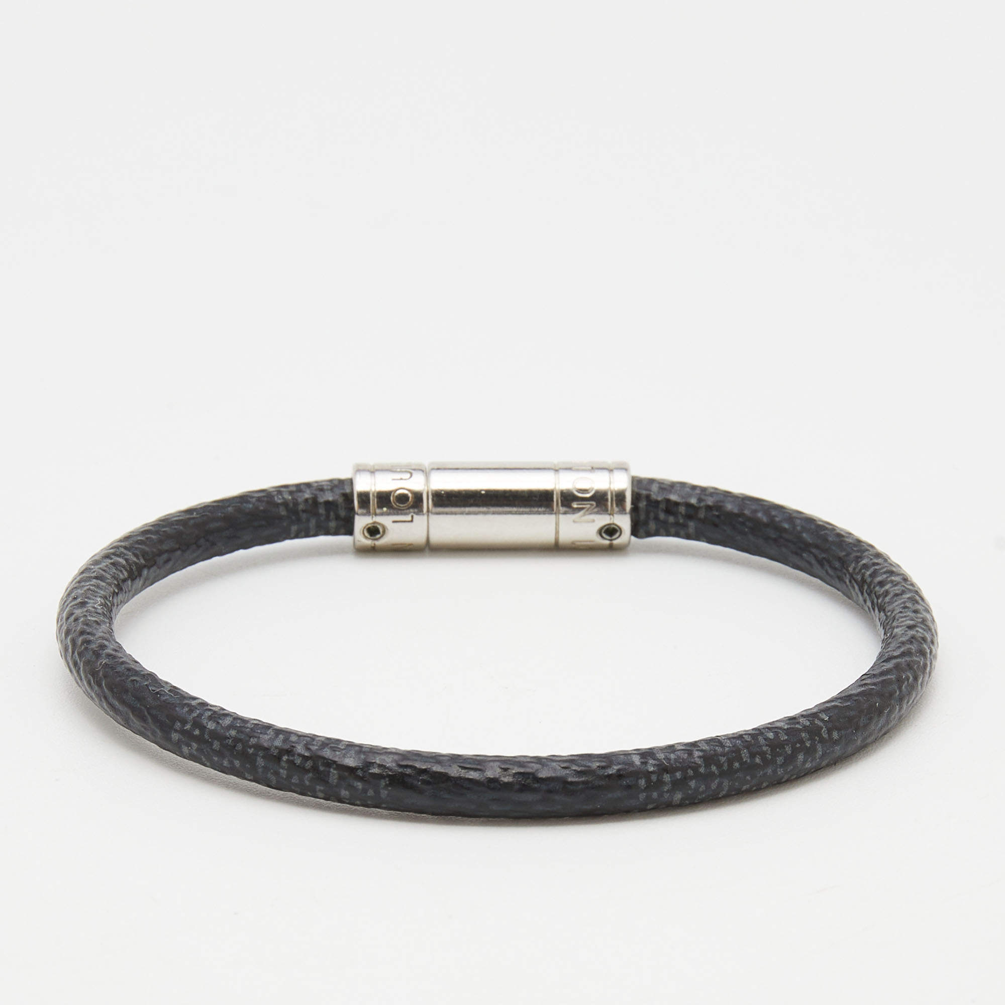 Louis Vuitton Keep It Bracelet, Silver, 19
