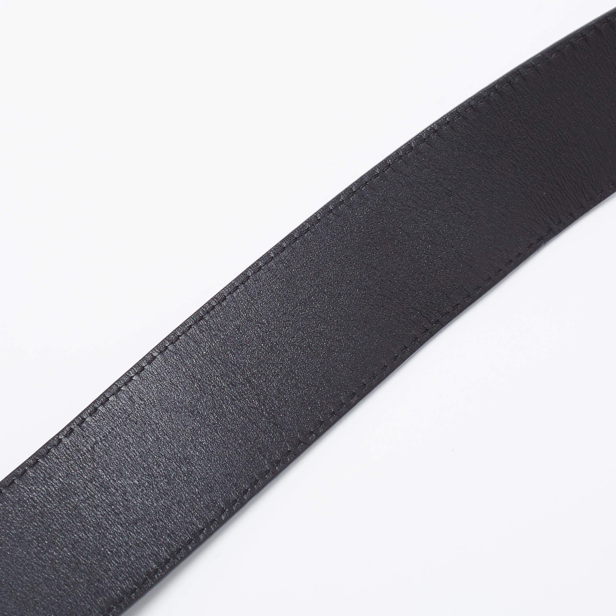 Initiales leather belt Louis Vuitton Black size 90 cm in Leather - 38595142