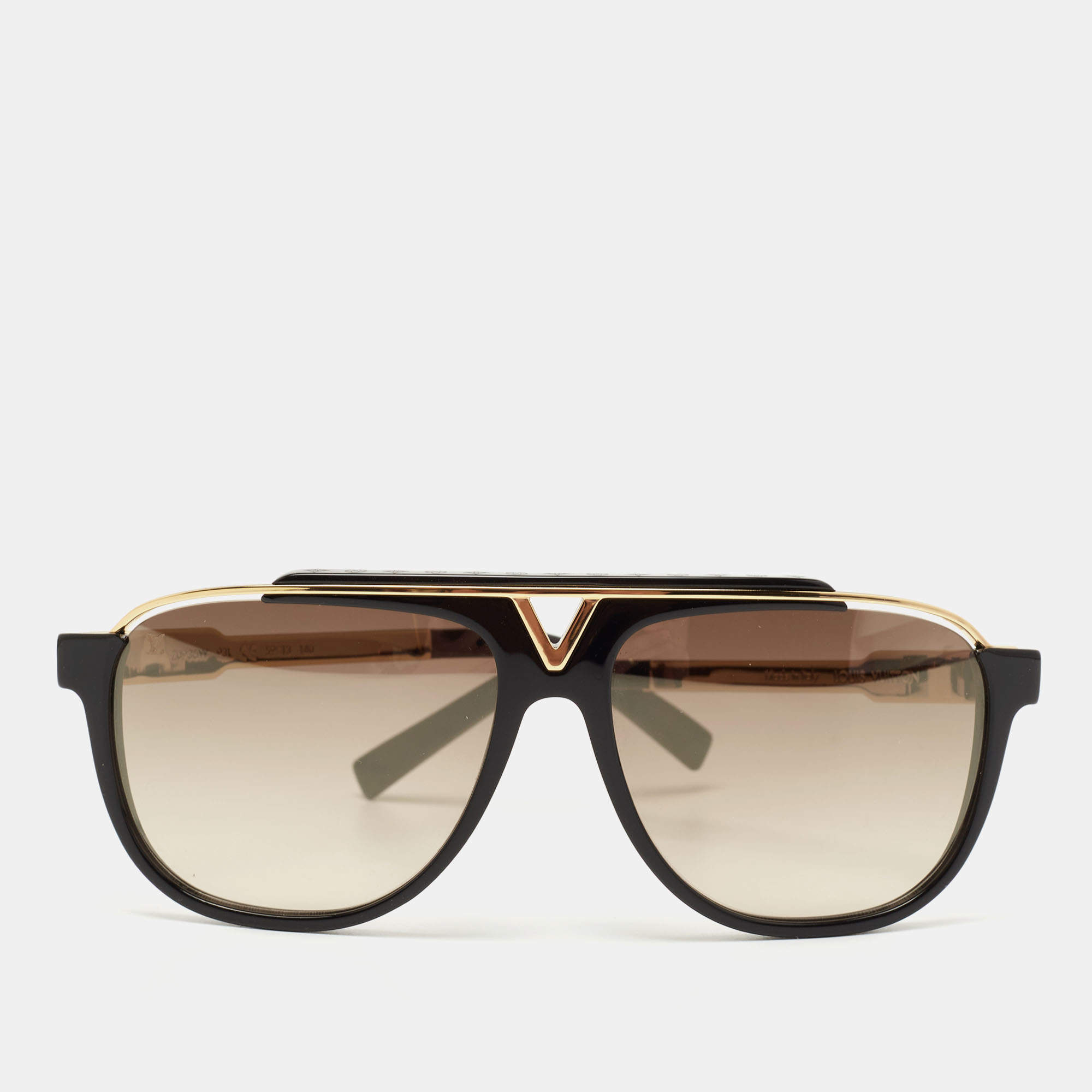 Louis Vuitton Black Acetate Frame Mascot Sunglasses Z0936W - Yoogi's Closet