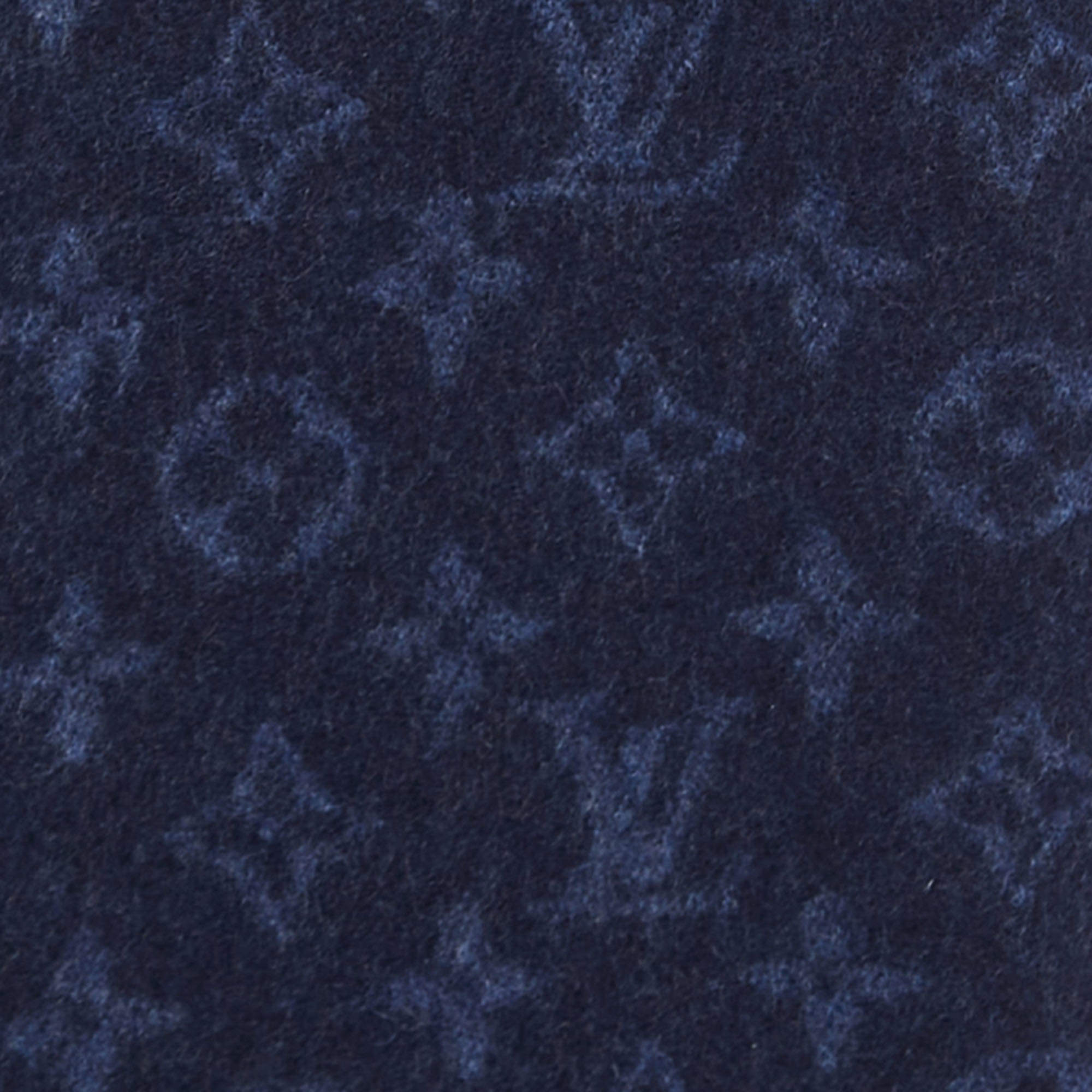 LOUIS VUITTON Cashmere Wool Monogram Gradient Scarf Navy 338986