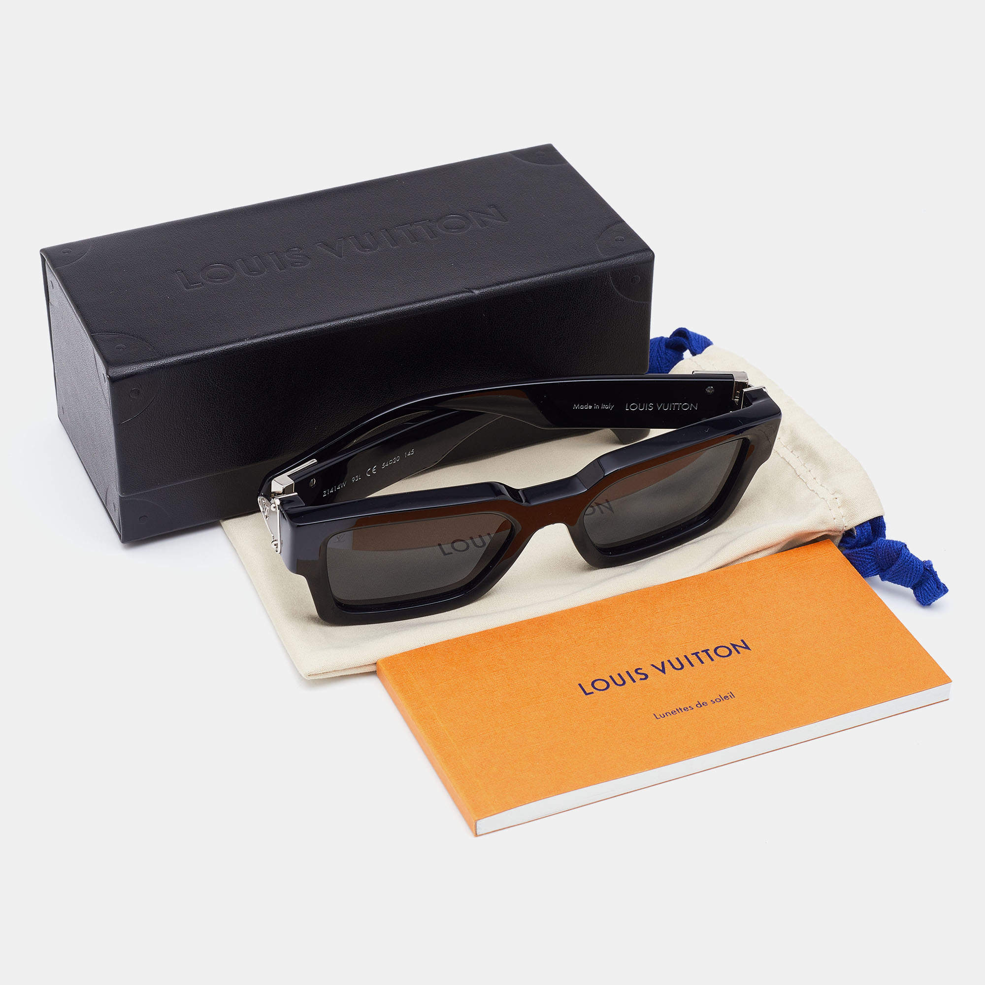Louis Vuitton Lv Match Z1414E Men's Sunglasses - Black