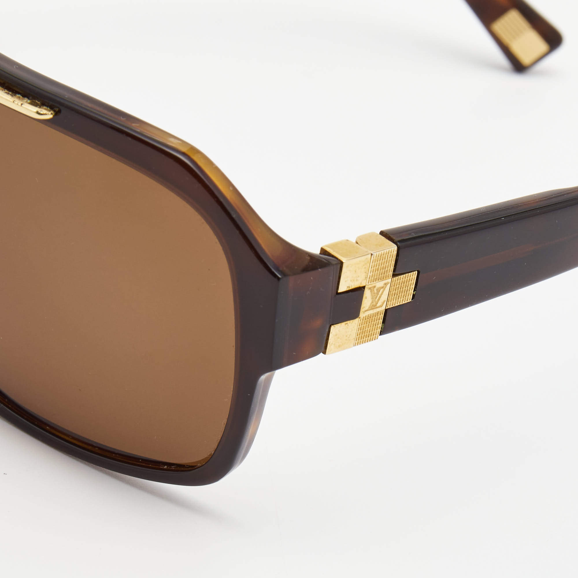 Louis Vuitton Brown Z0272W Damier GM Sunglasses Louis Vuitton