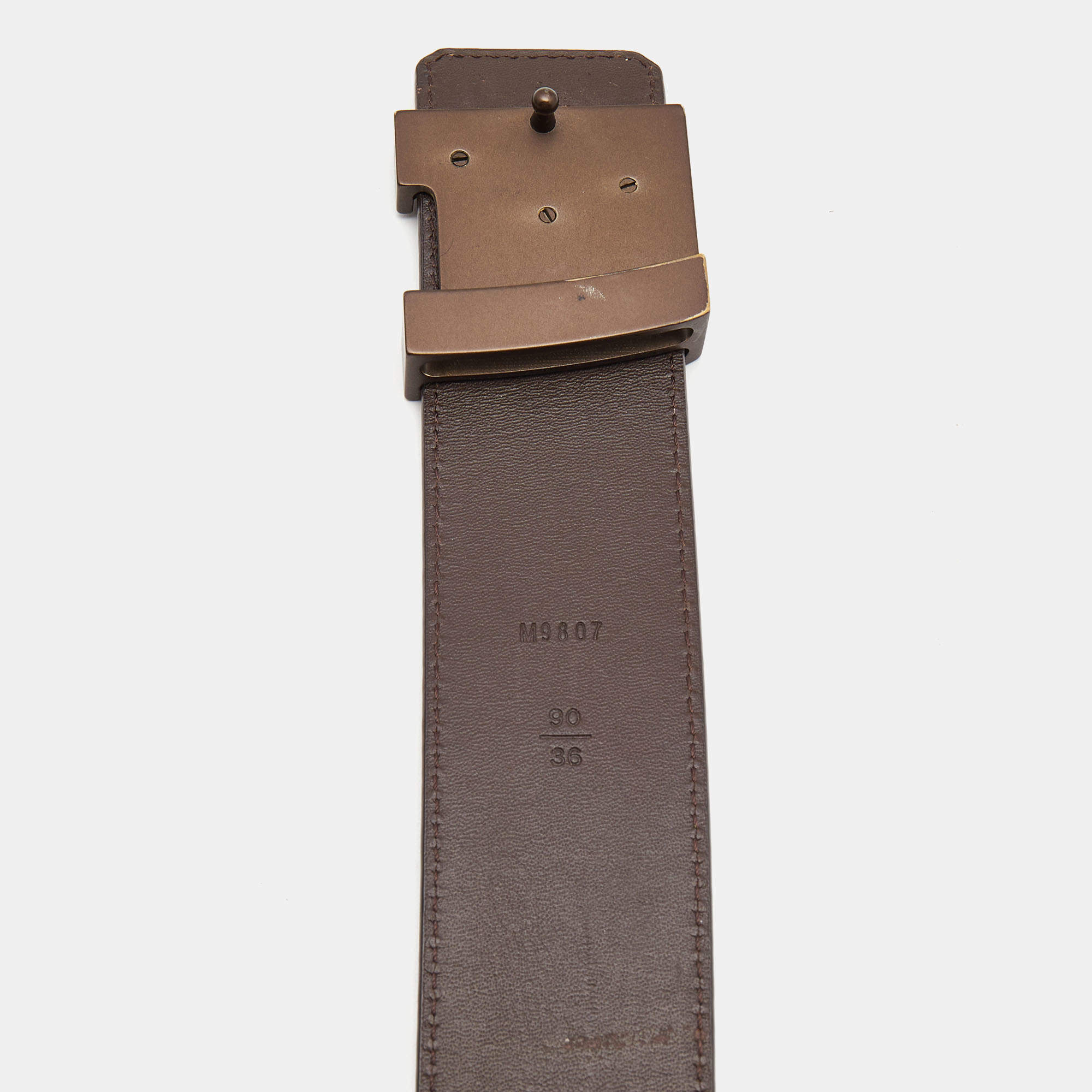Louis Vuitton Damier Ebene Belt Size 90/36- M9807