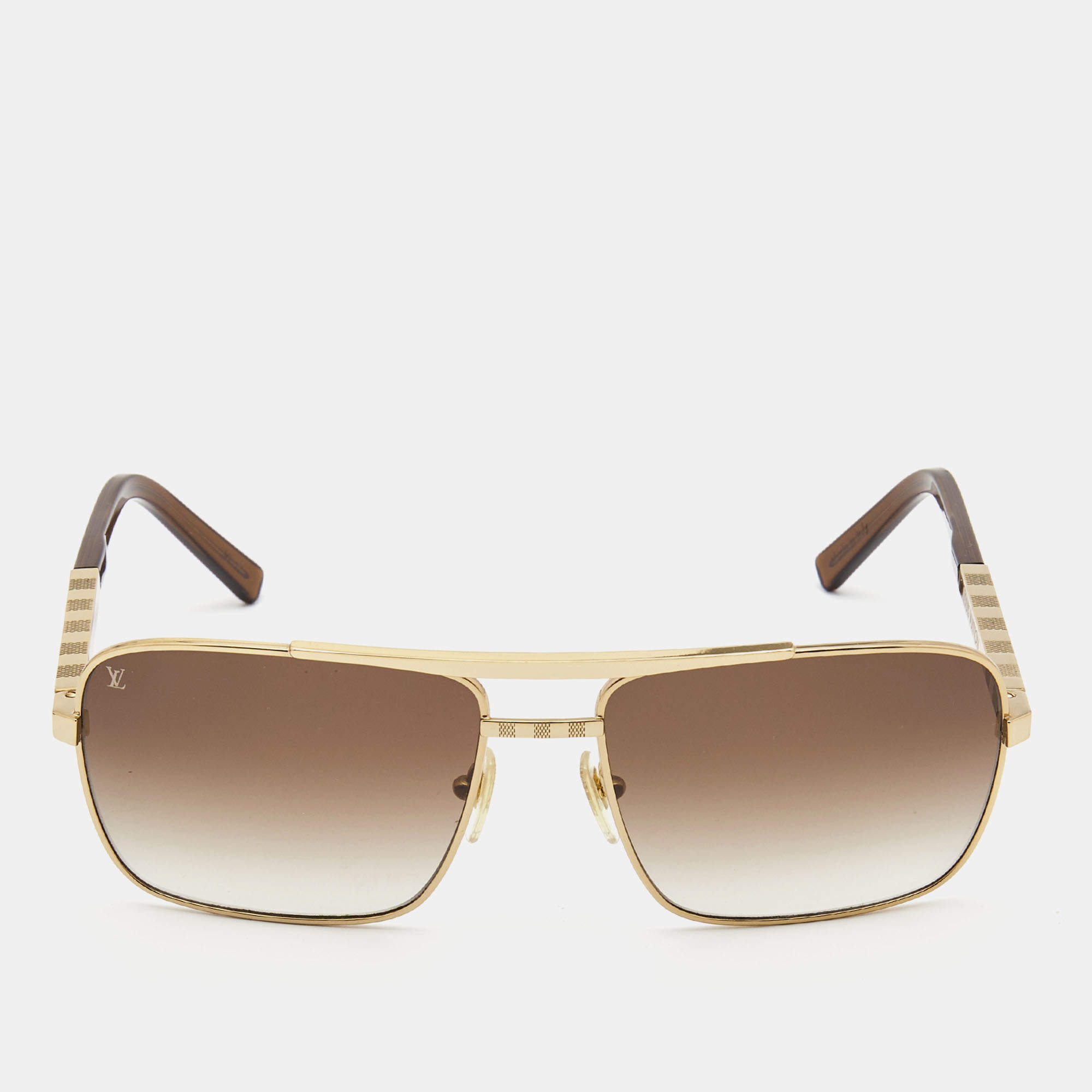 Louis Vuitton, Accessories, Louis Vuitton Attitude Sunglasses Gold