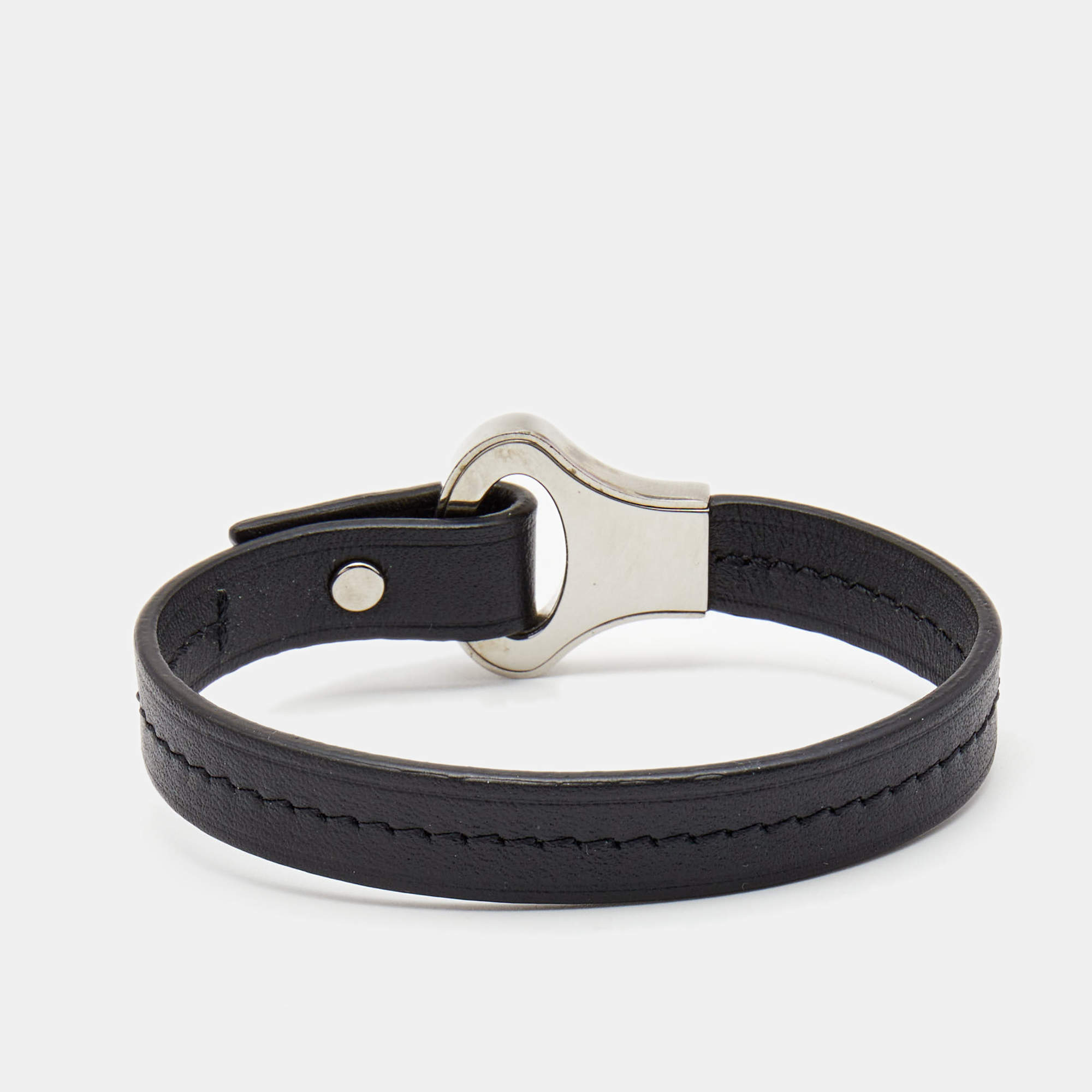 Louis Vuitton Archive Bracelet - Black, Palladium-Plated Wrap