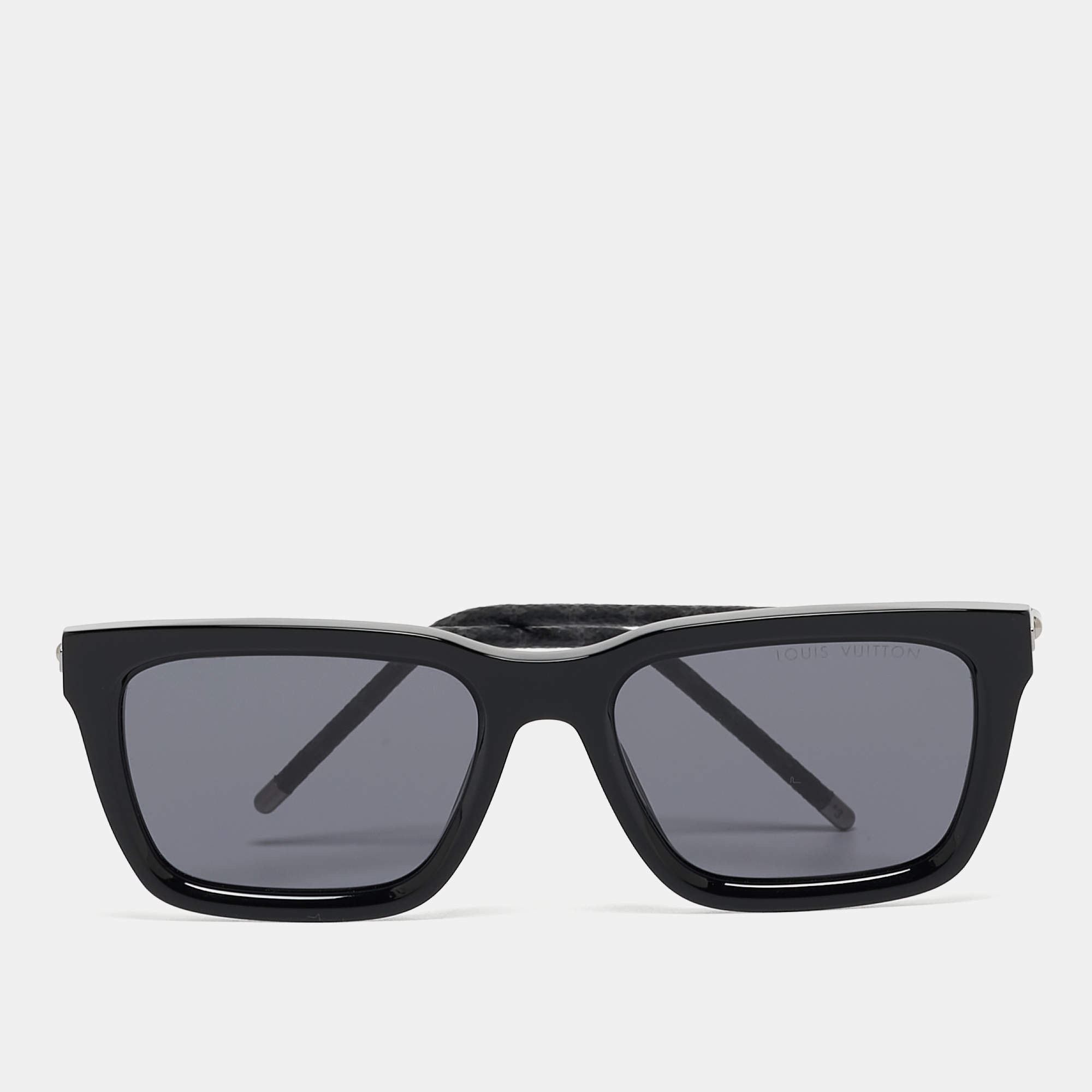 Louis Vuitton Black Z1830U Monogram Blaze Square Sunglasses
