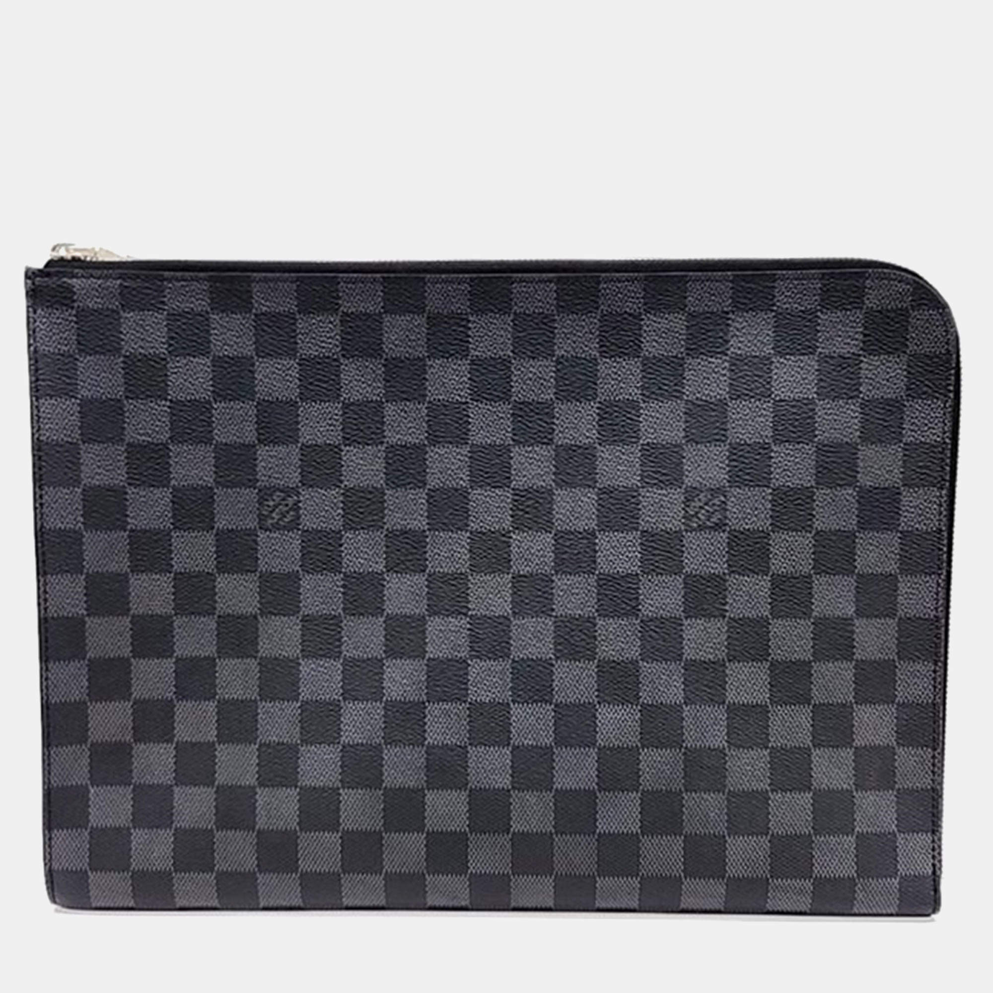 Louis Vuitton Damier Ebene Pochette Jour GM Clutch