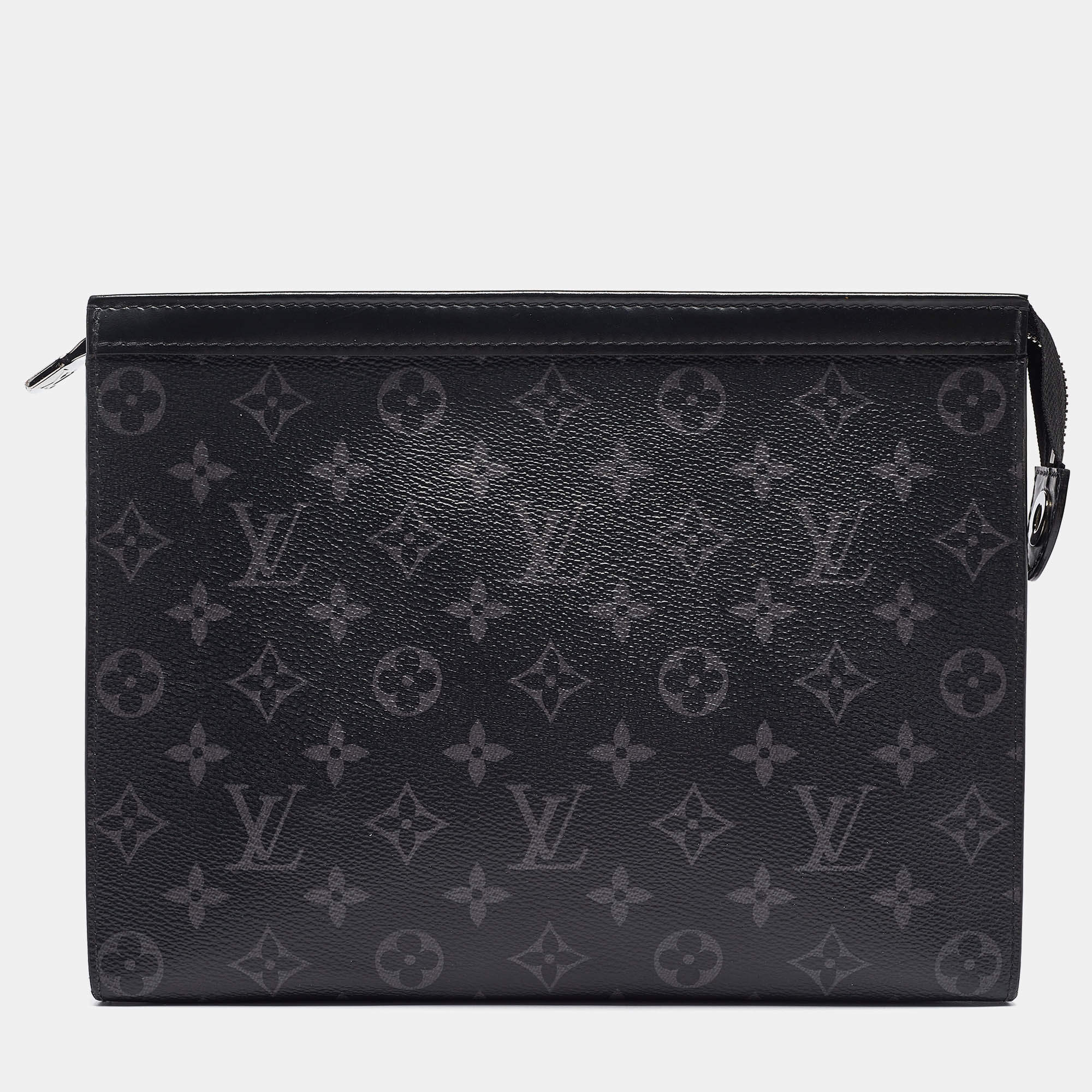 Pre Owned Louis Vuitton Monogram Eclipse Canvas Pochette Voyage MM