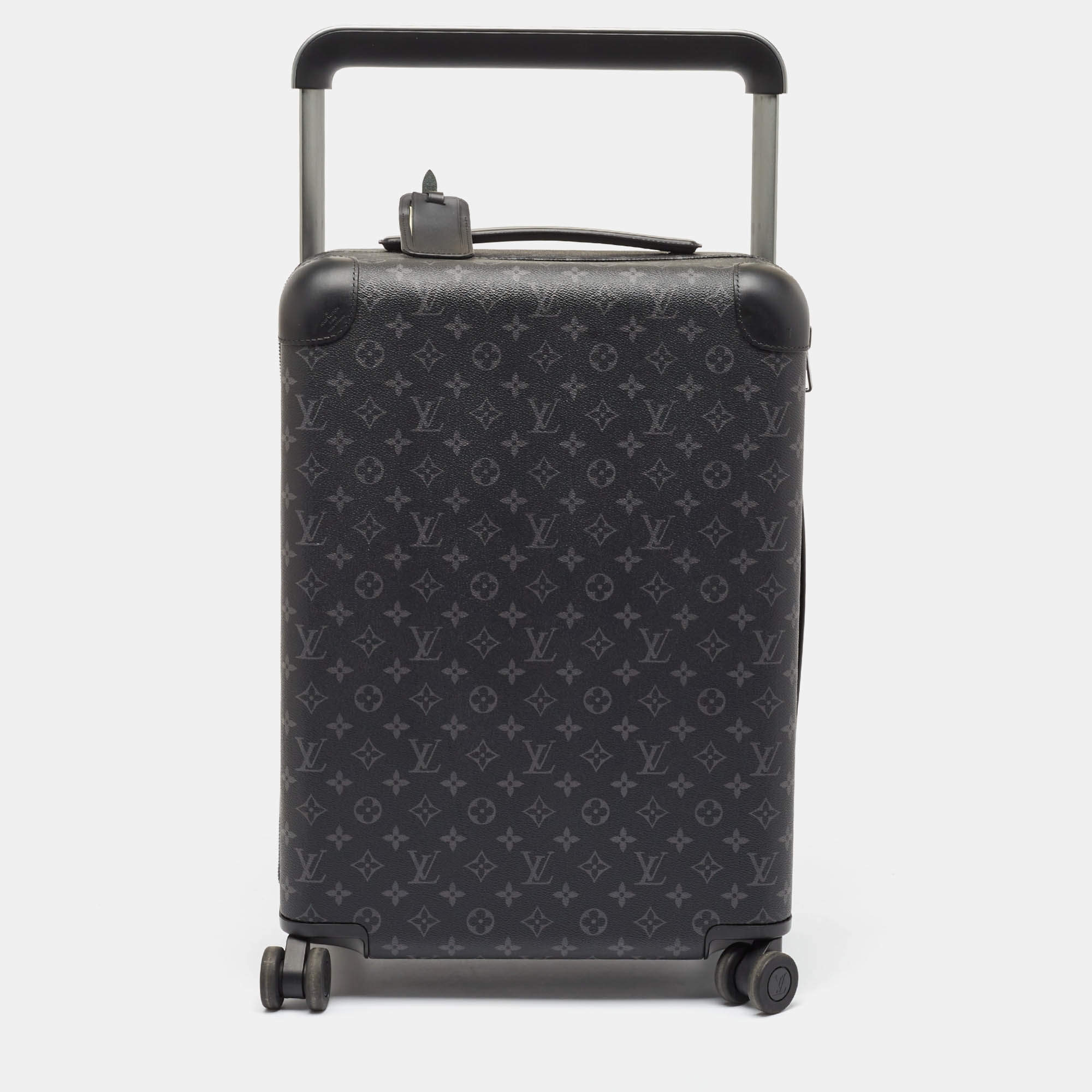 Pre Owned Louis Vuitton Monogram Eclipse Canvas Horizon 55 Suitcase