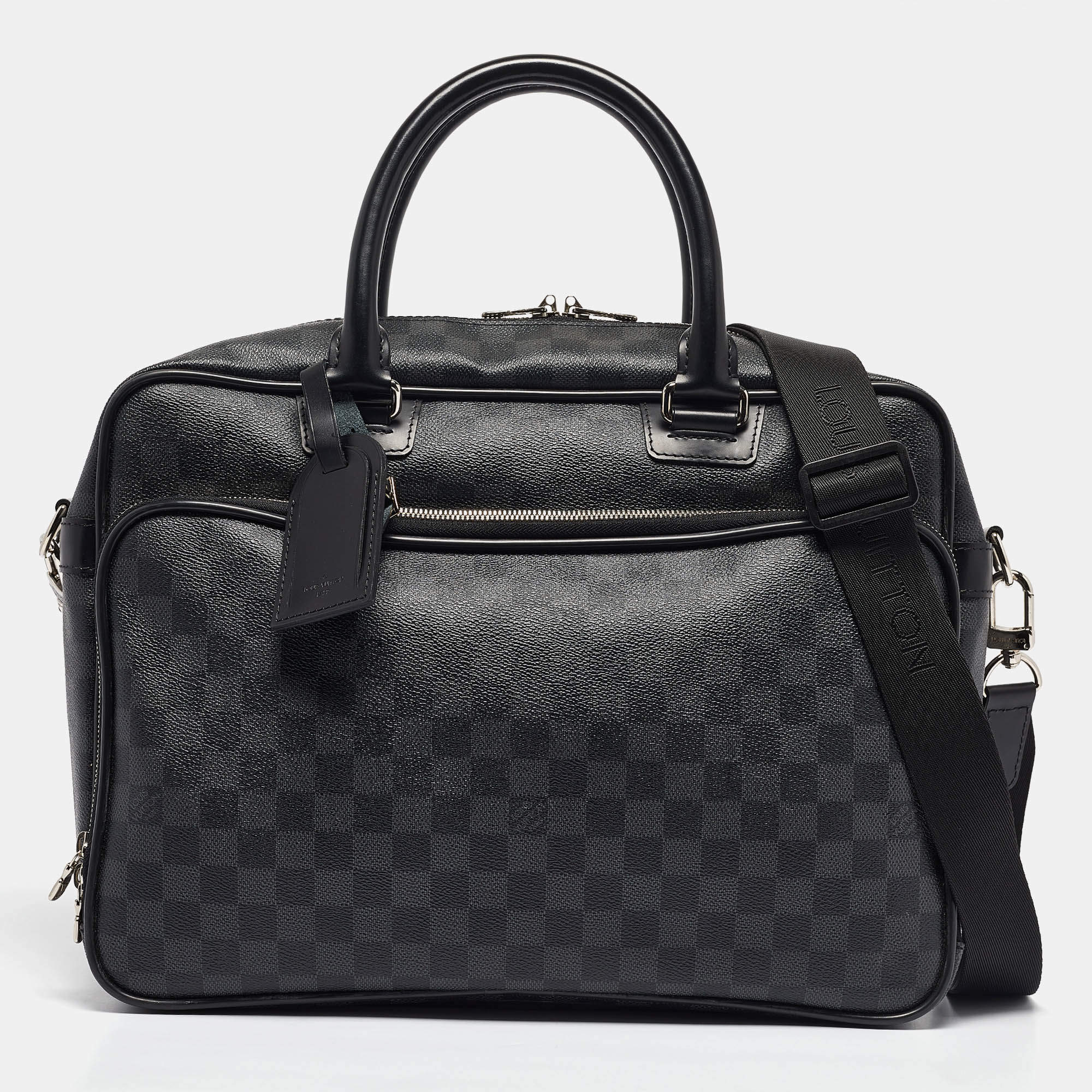 Pre Owned Louis Vuitton Damier Graphite Canvas Icare Business Bag