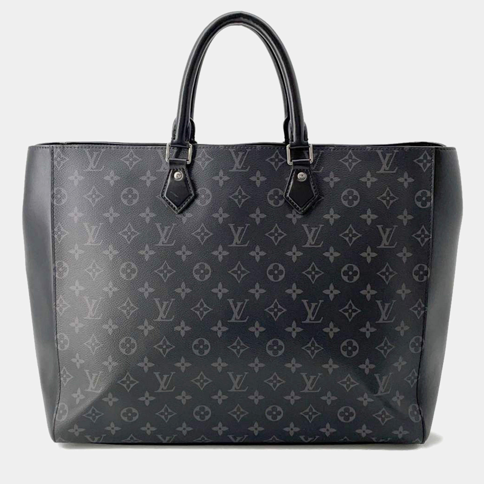 Louis Vuitton Noir Monogram Grand Sac Eclipse bag