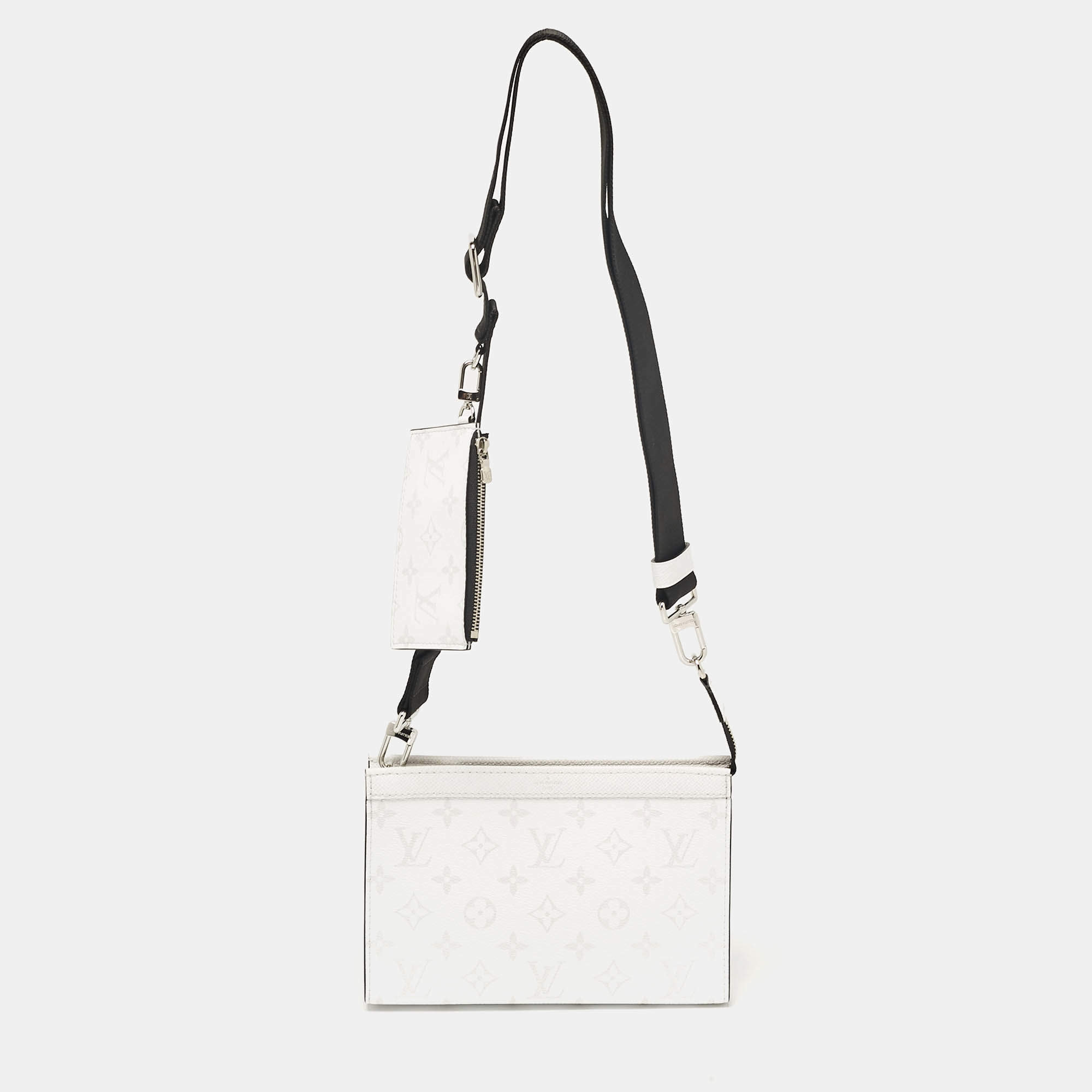 Louis Vuitton Optic White Taigarama Canvas Gaston Wearable Wallet