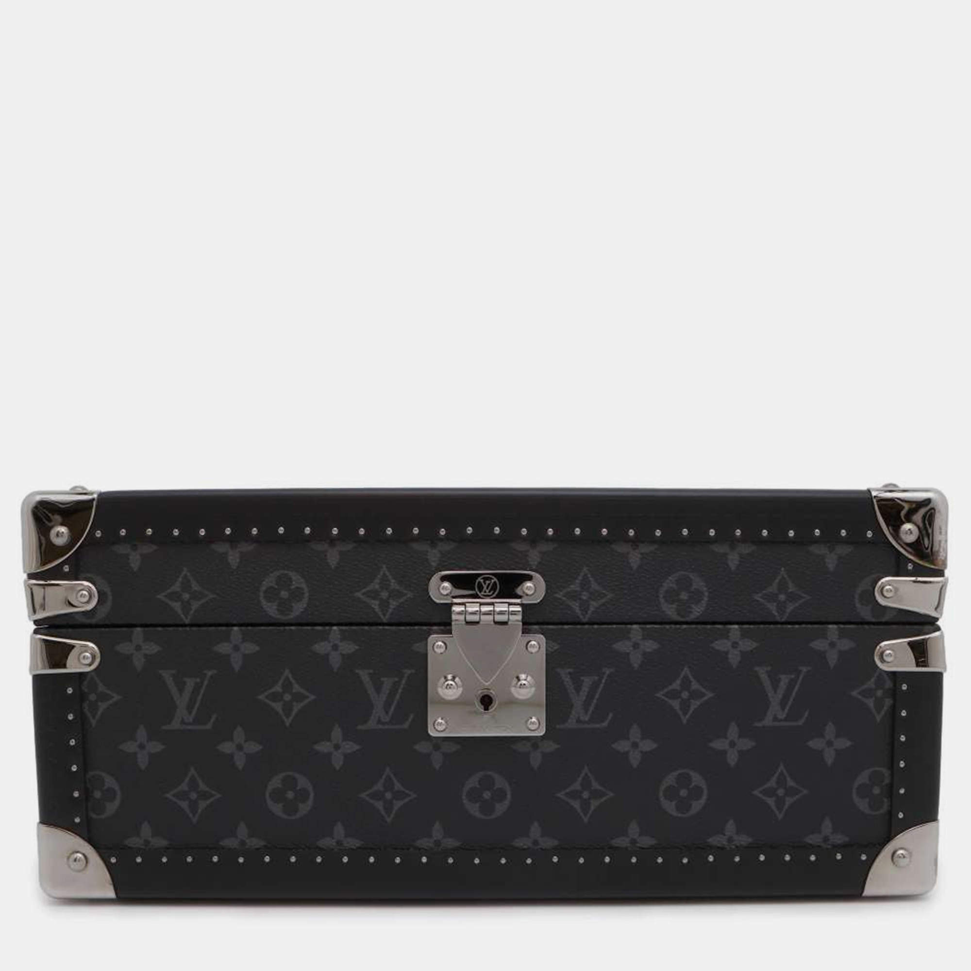 Louis Vuitton Noir Monogram Eclipse Canvas Coffret Accessoires Bag