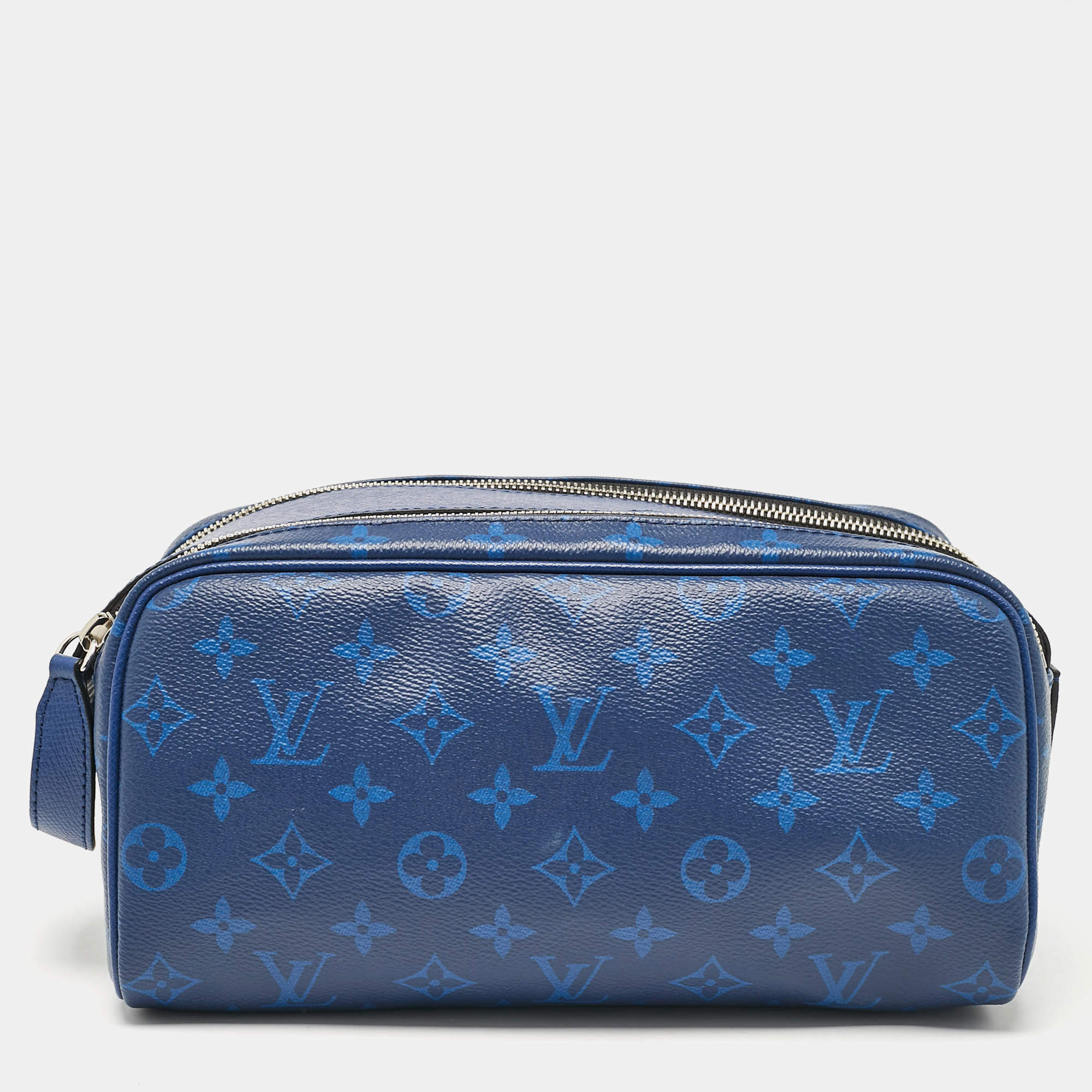Louis Vuitton Cobalt Taigarama Canvas Dopp Kit