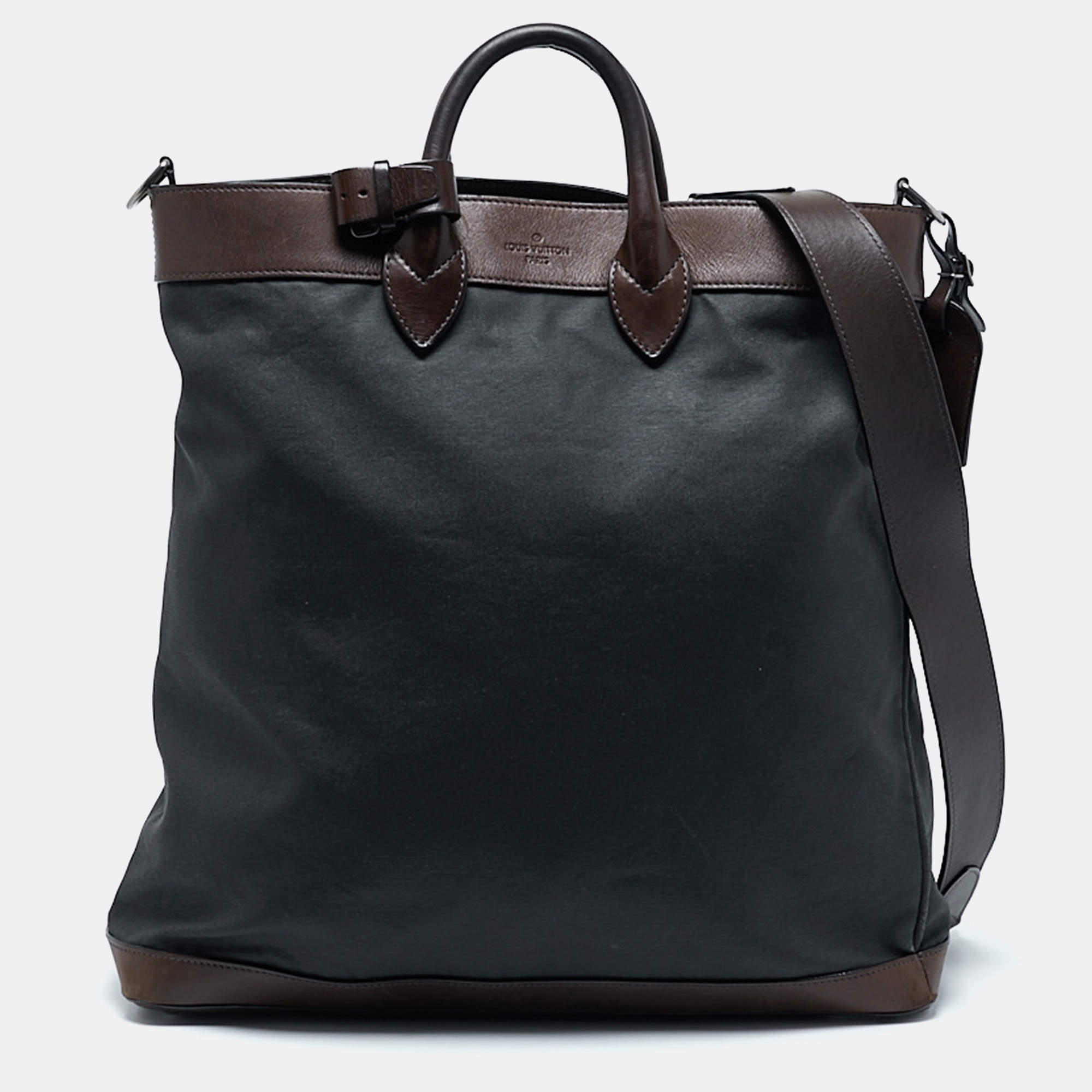 Louis Vuitton Brown/Black Canvas Shako Cabas Bag