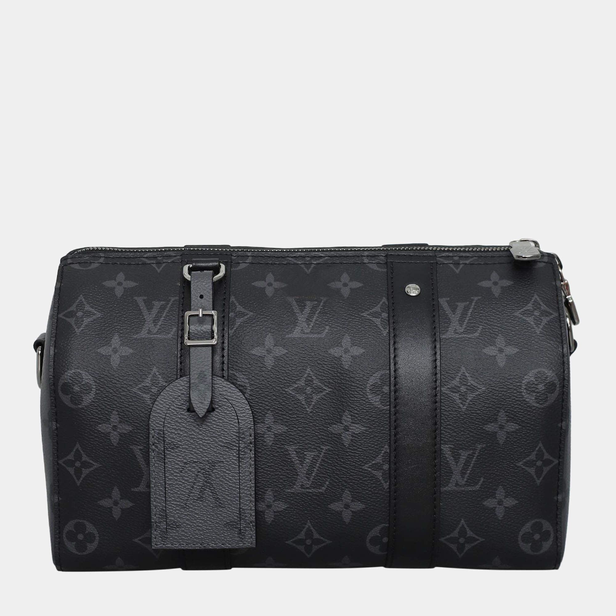 Louis Vuitton Monogram Eclipse City Keepall Bag