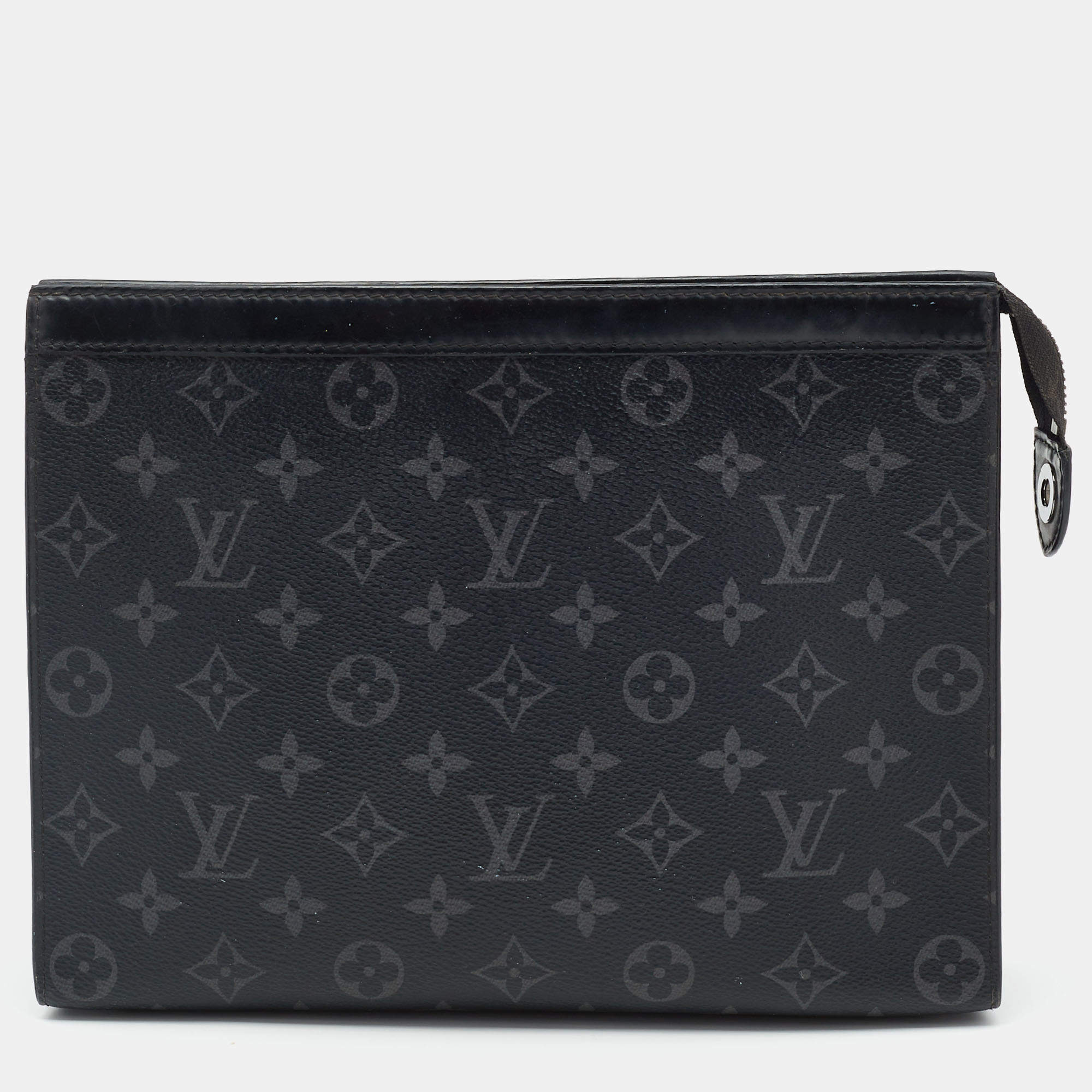 Louis Vuitton Monogram Eclipse Canvas Pochette Voyage MM Bag