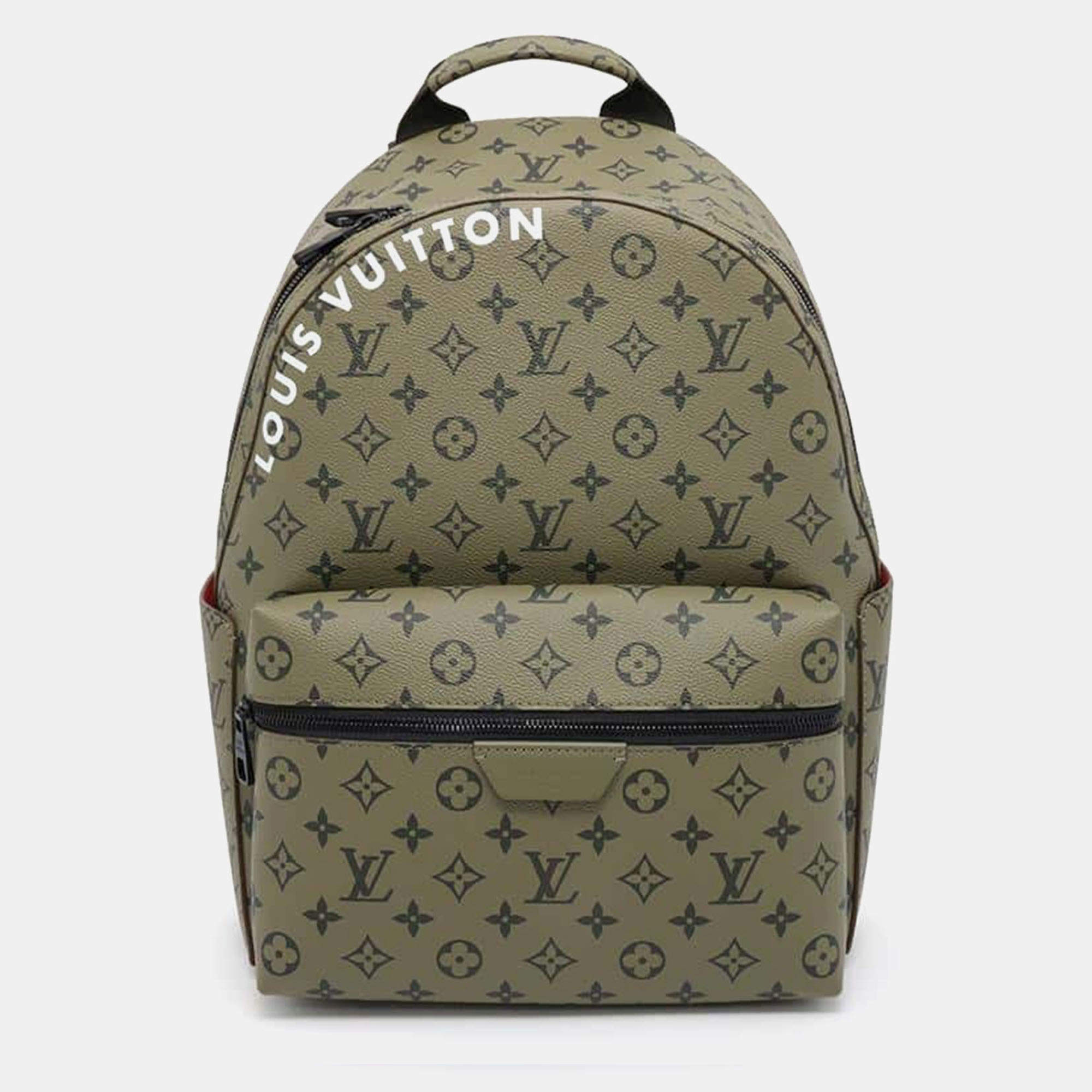 Louis Vuitton Khaki Monogram Discovery PM Backpack