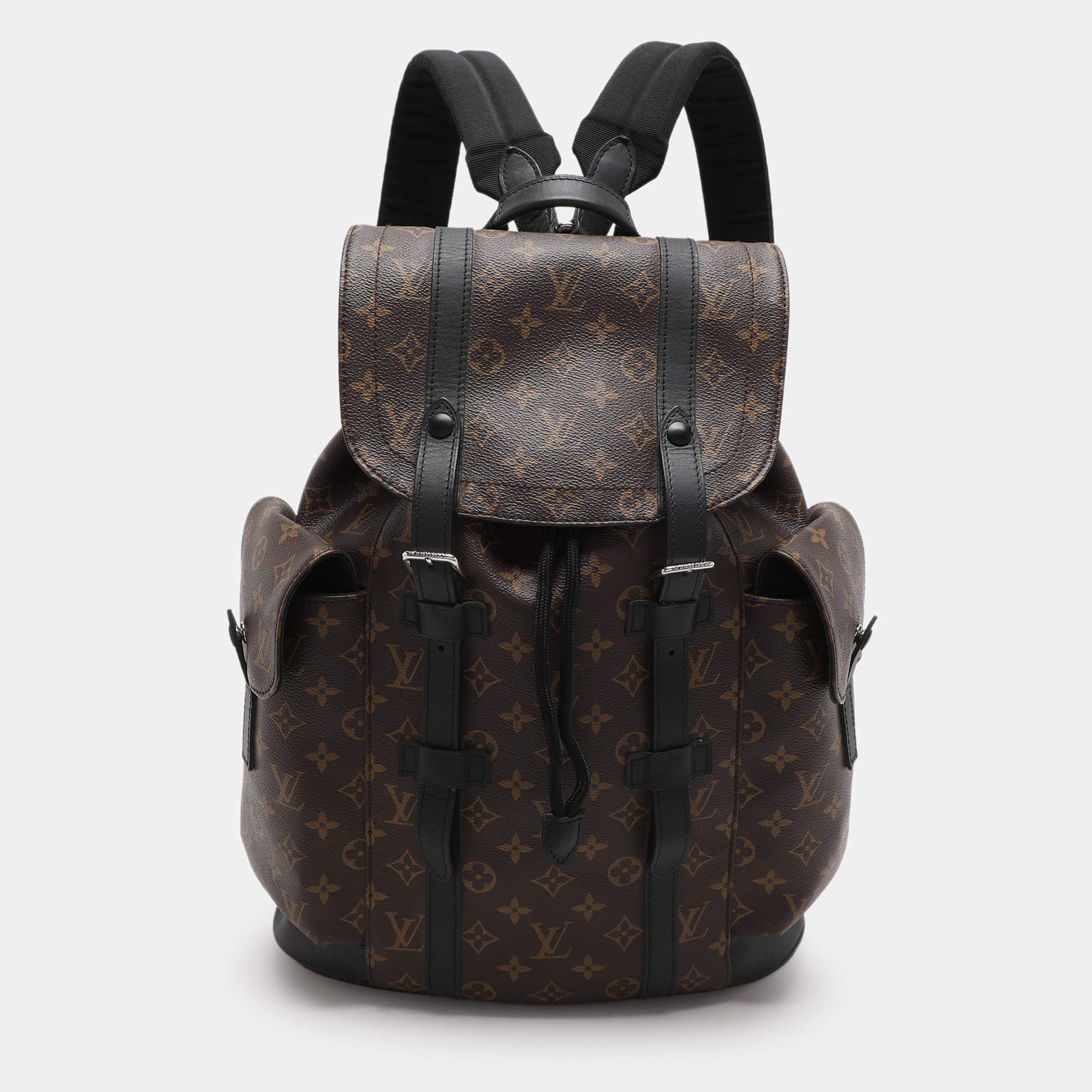 Louis Vuitton Monogram Macassar Canvas PM Christopher Backpack