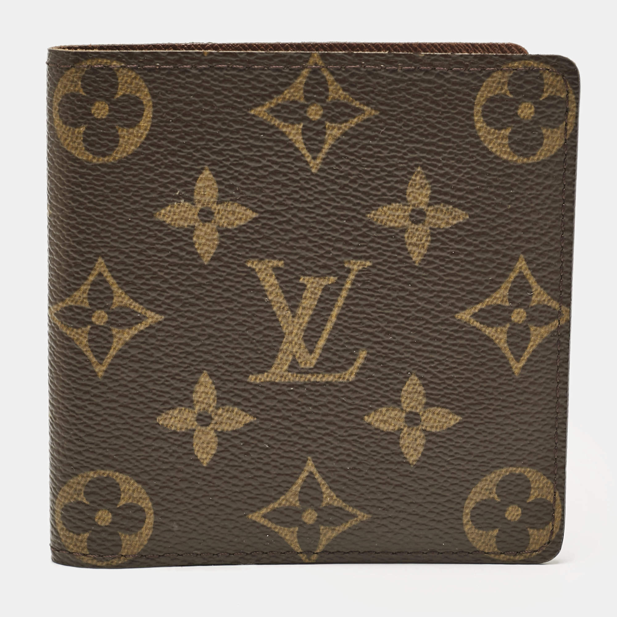 Pre Owned Louis Vuitton Monogram Canvas Porte-Billets 6 Card Bifold Wallet