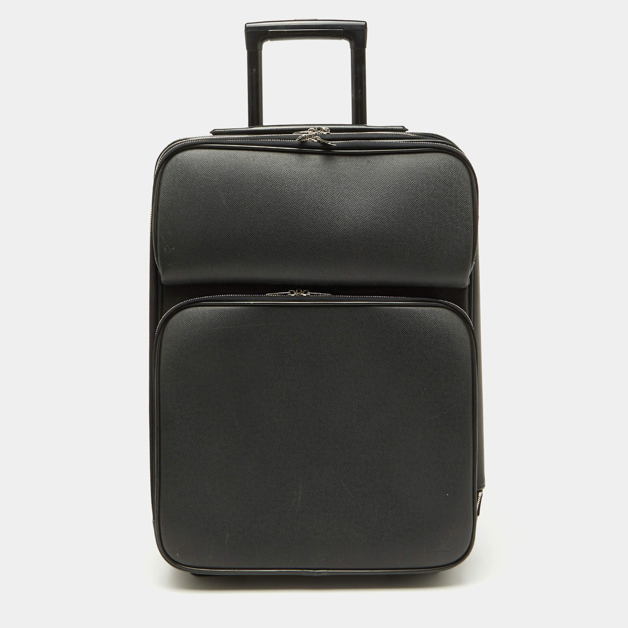 Louis Vuitton Black Taiga Leather Pegase Legere 55 Business Suitcase