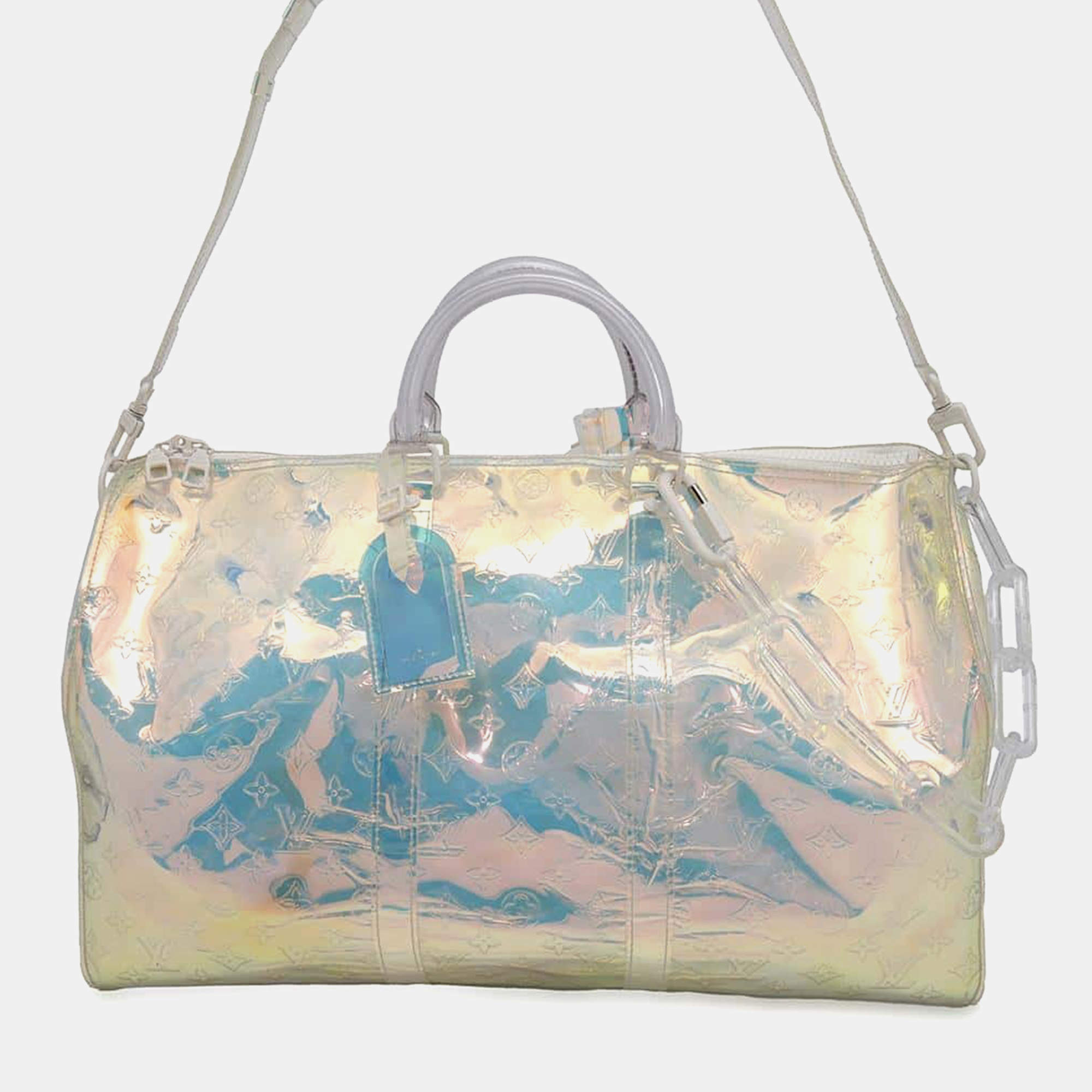  Louis Vuitton Aurora Monogram / Prism Keepall Bandouliere 50 Handbag