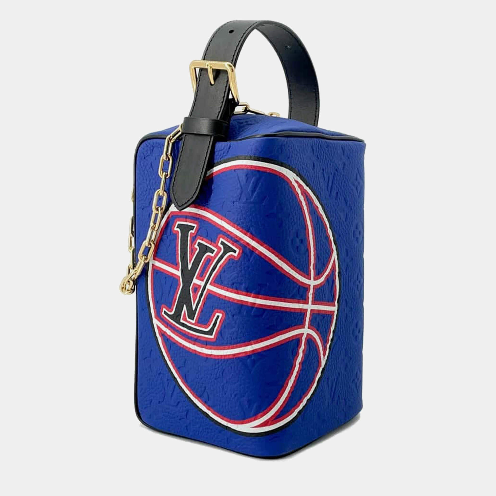 Louis Vuitton Blue Monogram Taurillon NBA Cloak Dopp Kit