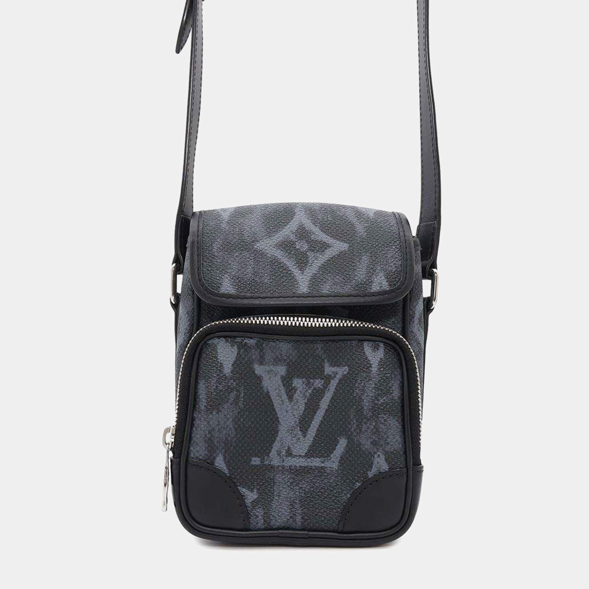 Louis Vuitton Noir Monogram / Pastel Amazon Messenger  
