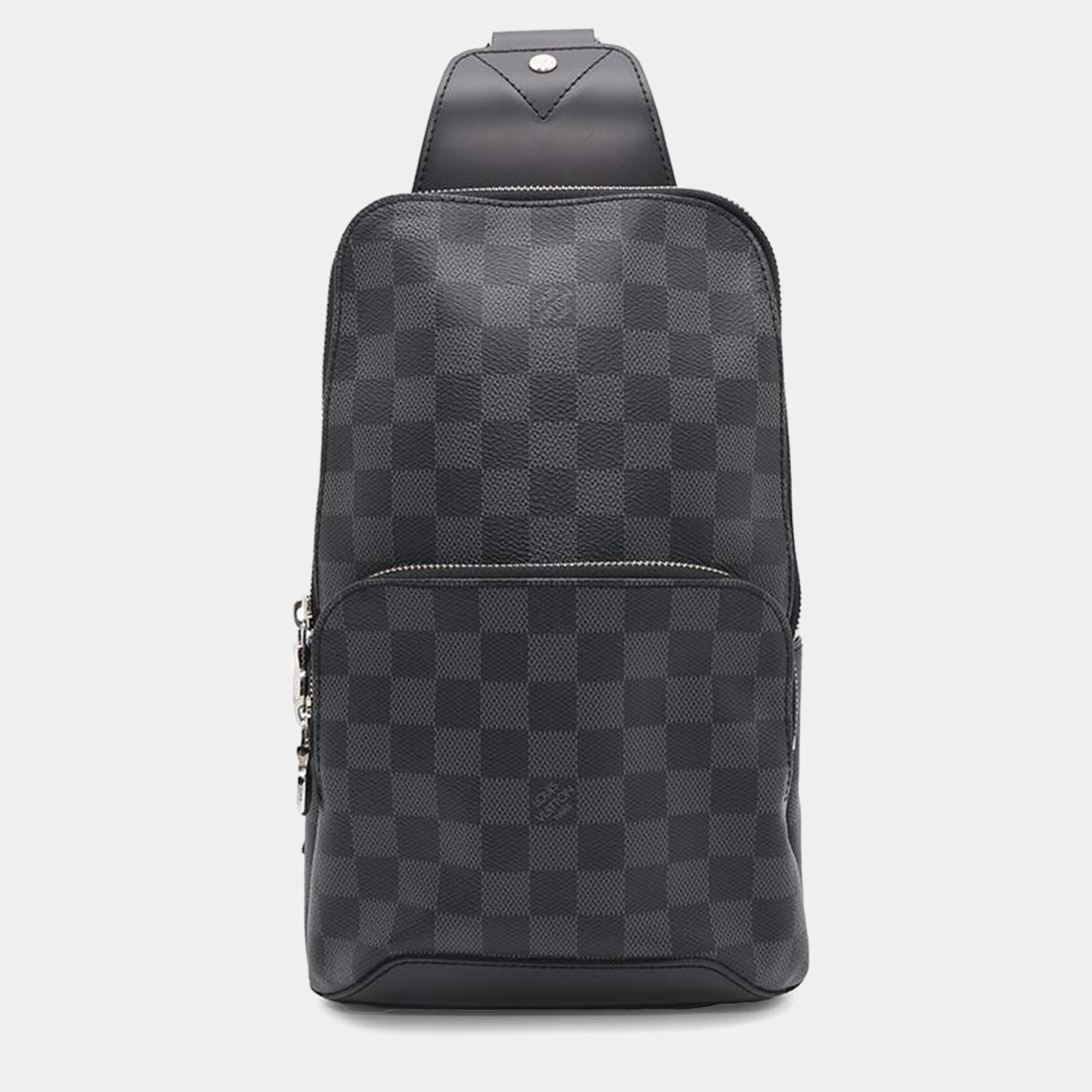 Louis Vuitton Noir Damier Graphite Avenue Sling Bag 