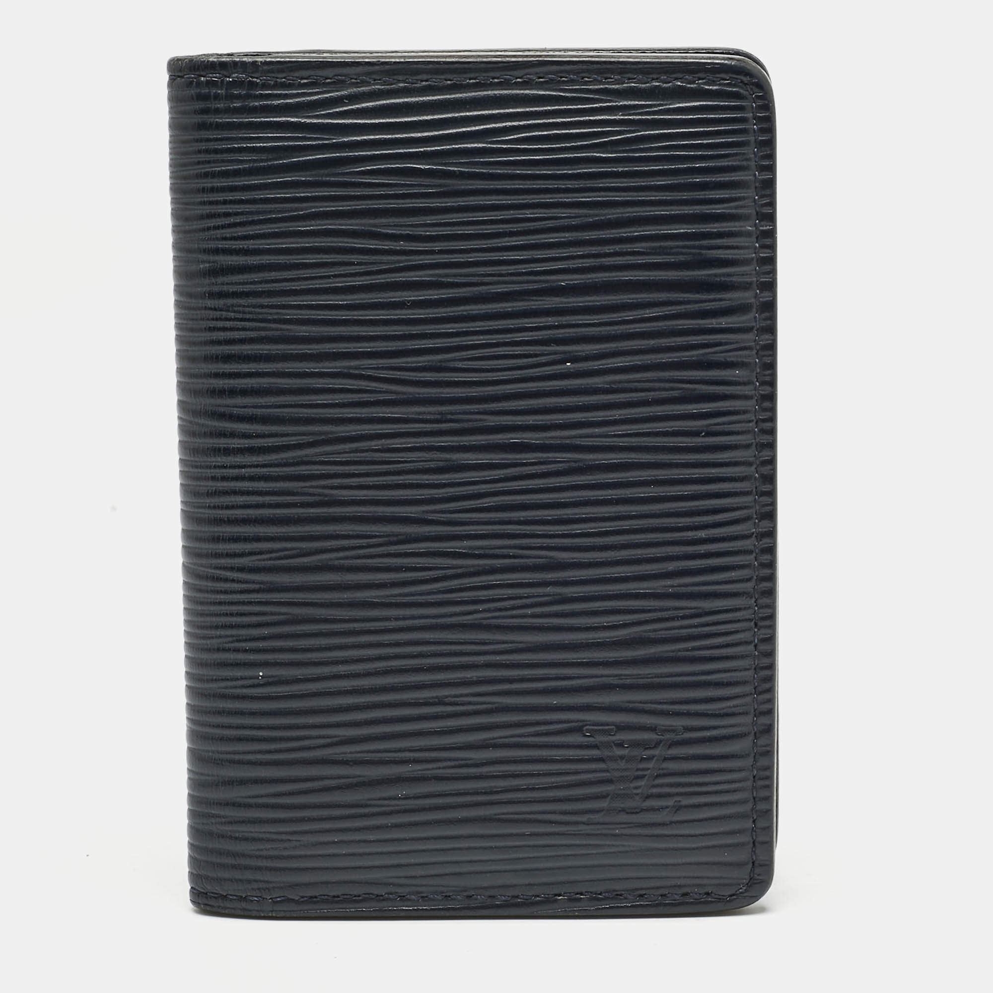 Louis Vuitton Marine Blue Epi Leather Pocket Organiser 