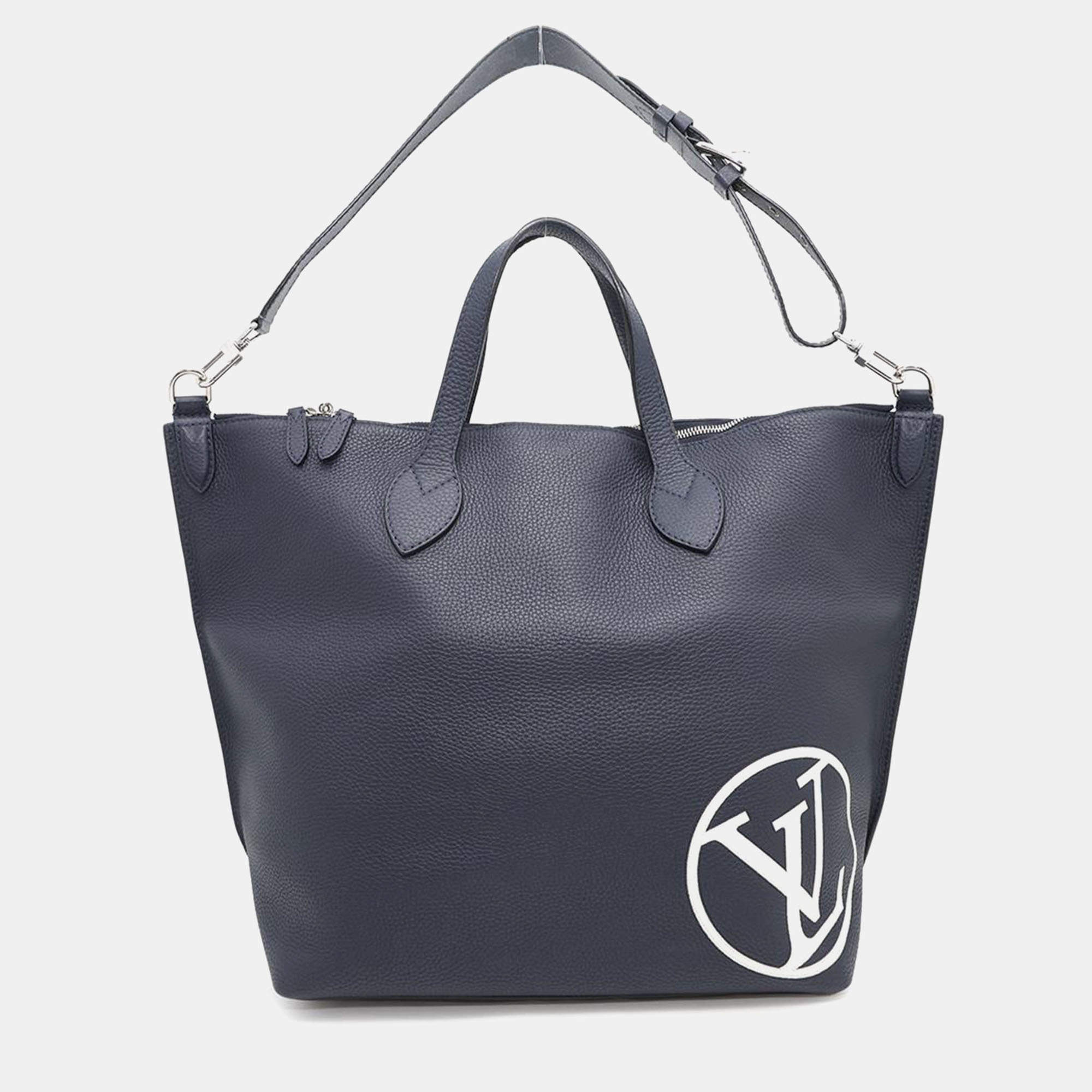 Louis Vuitton Indigo Blue Taurillon Leather Eastside Zipped Tote Bag