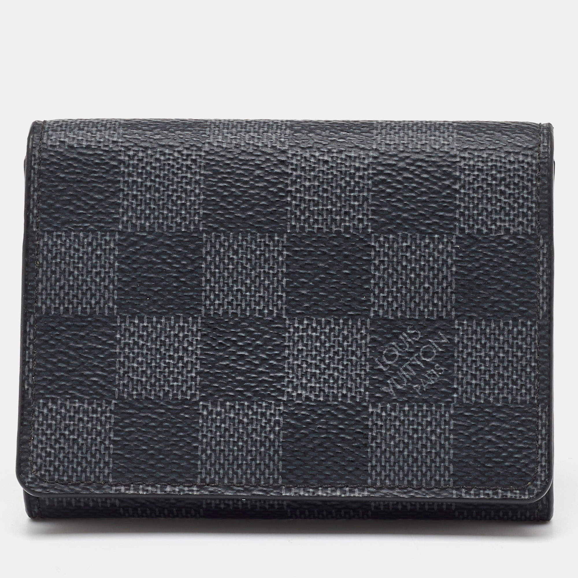 Louis Vuitton Damier Graphite Canvas Enveloppe Carte de Visite Bifold Card Holder