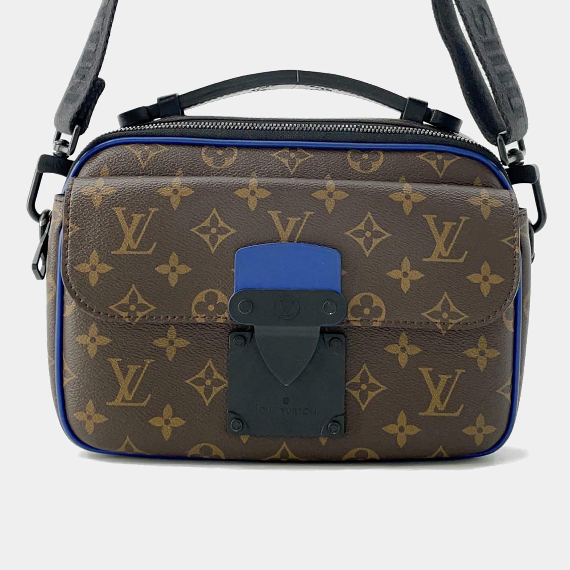 Louis Vuitton Brown Monogram Macassar Canvas Spadlock Messenger