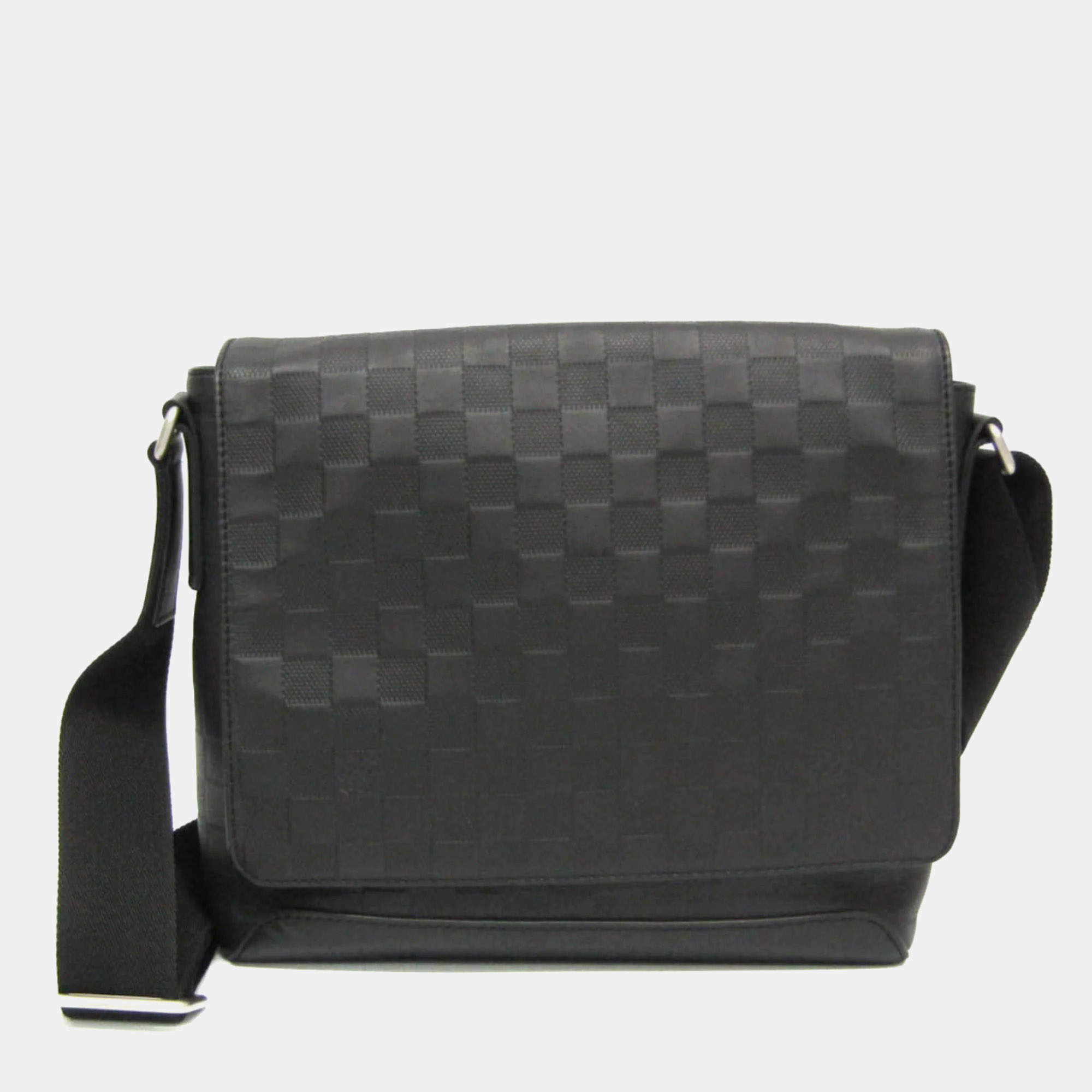 Louis Vuitton Damier Infini District PM Shoulder Bag Onyx